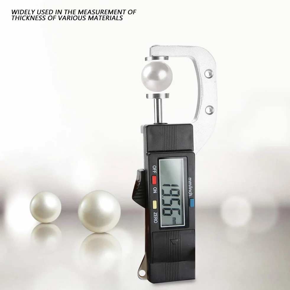Elektroniczny Miernik Grubości 0-25mm Suwmiarka Cyfrowa z LCD Precyzyjne Narzędzie Pomiarowe