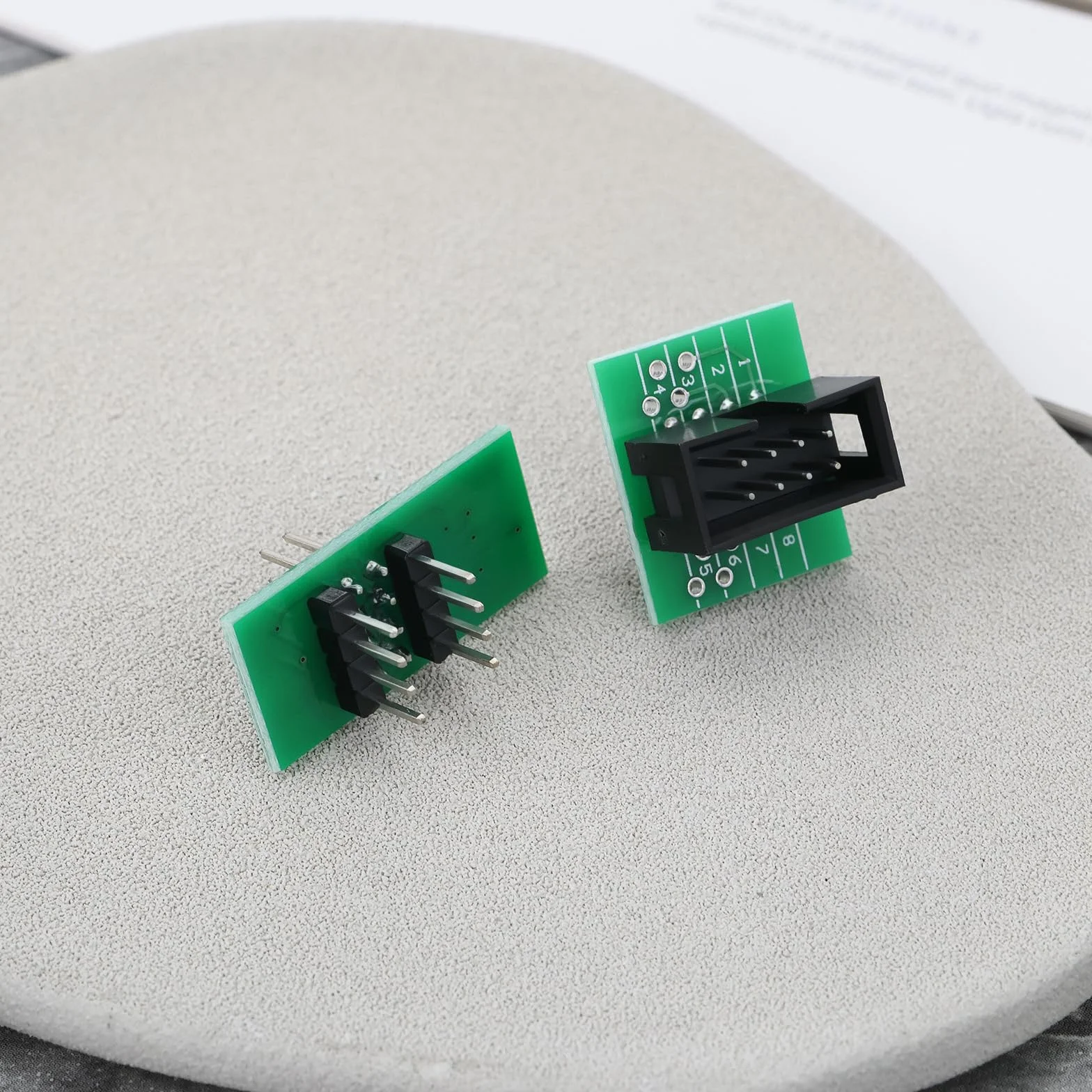 OTOTEC 1 zestaw SOIC SOIC8 SOP8 8-pinowy klips testowy z konwerterem programatora płytki drukowanej, kompatybilny z programowaniem w obwodzie wewnętrznym EEPROM