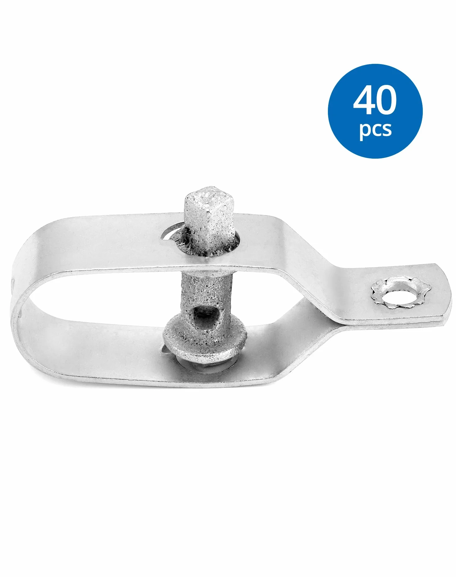 QWORK® 40 sztuk napinaczy do ogrodzenia, 90MM do ogrodzenia, ogrodnictwa, drutu z kurczaka