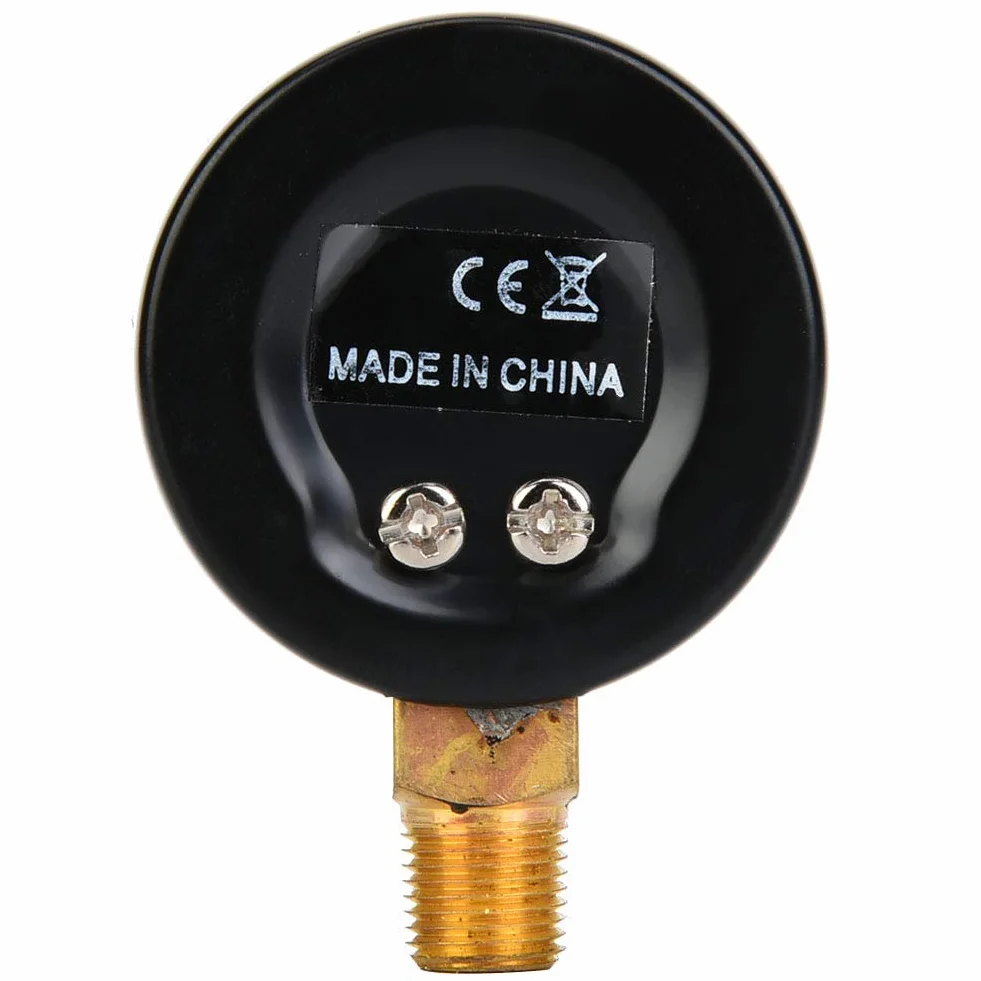 Manometr BSPT 1/8 Cala Montaż Dolny 0-60 psi 0-4 bary Miernik Ciśnienia Powietrza
