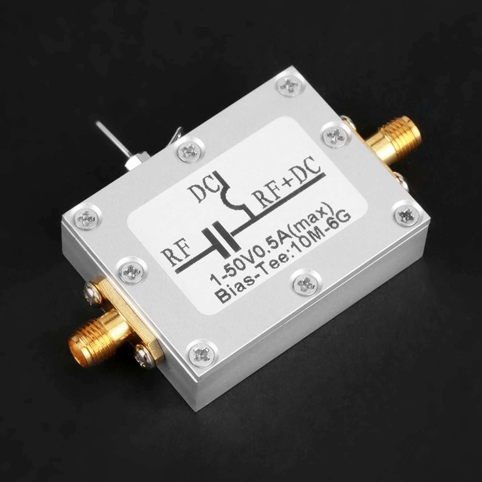 ANGGREK 10MHz 6GHz Bias Tee, Szerokopasmowy Koaksjalny Blok DC do Testów i Pomiarów