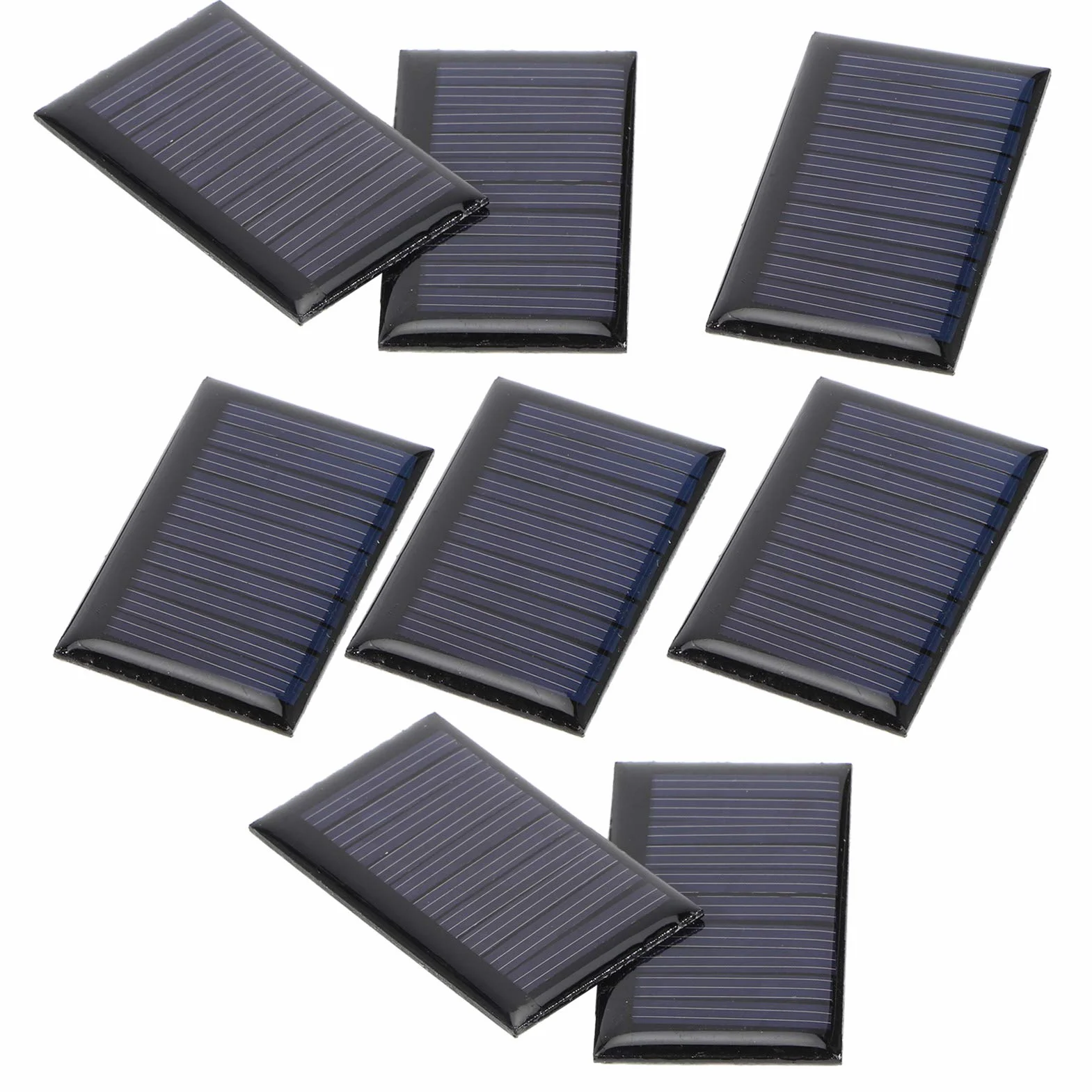 Mini Panel Słoneczny 8szt 30MA 5V Mini Ogniwa Słoneczne Panele DIY Słoneczna Płyta Epoksydowa ładowarka Fotowoltaiczna do Zabawek Elektrycznych, Idealna do Projektów i rozwiązań Ekologicznych