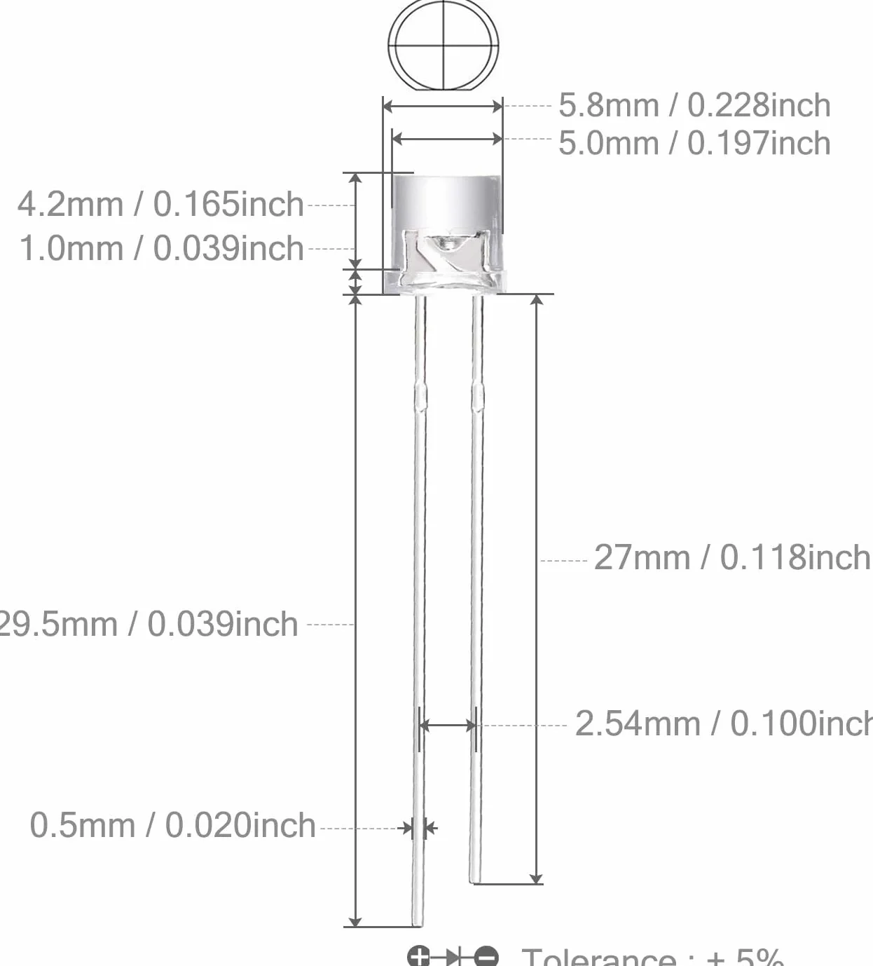 Chanzon 100 szt. 5 mm różowe diody LED przezroczysta płaska góra DC 3 V 20 mA