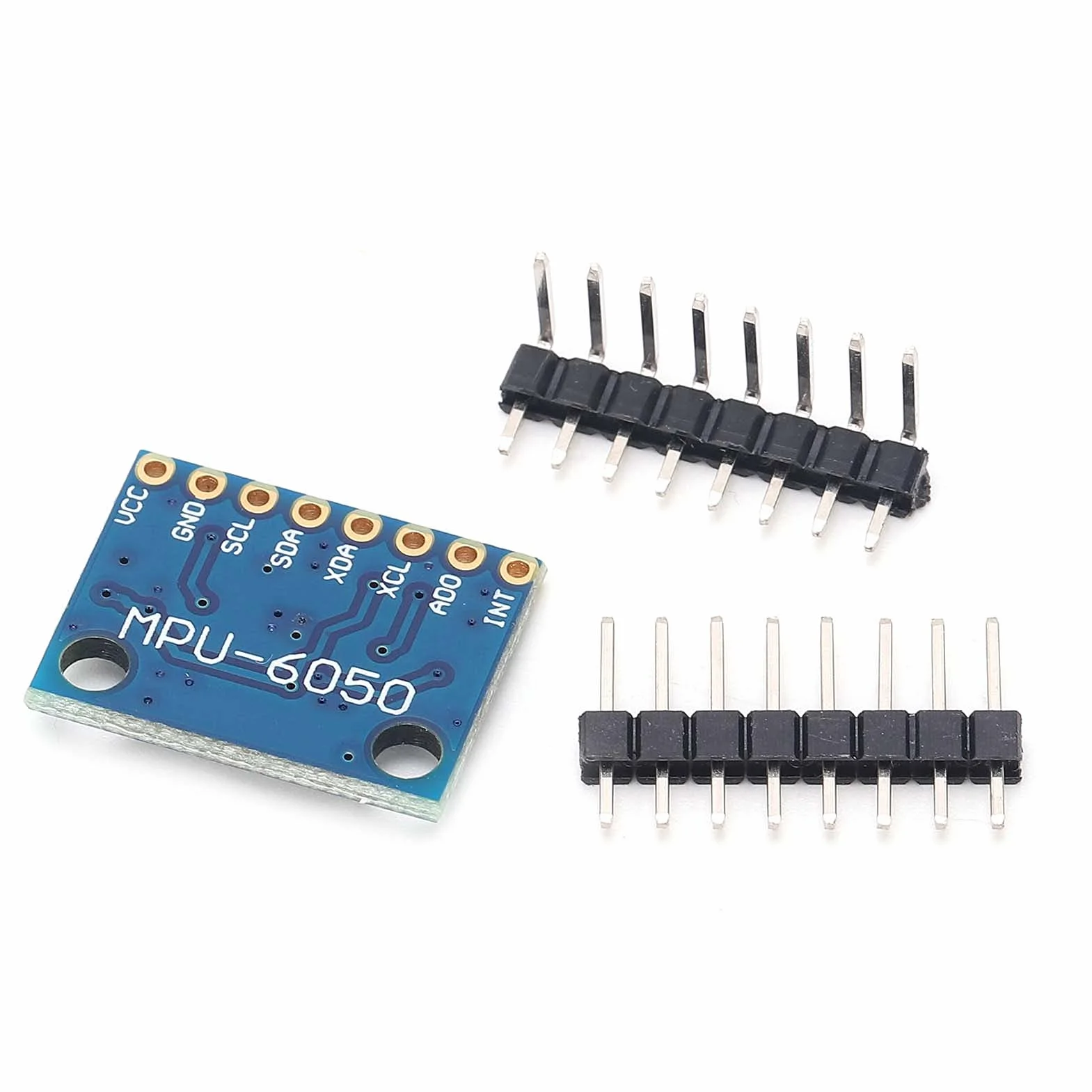ZJchao Moduł MPU‑6050, 3-osiowy moduł Czujników żyroskopowych Czujników żyroskopowych Płytka Akcelerometru 6DOF GY‑521 MPU‑6050 PCB 3-osiowa Płytka Akcelerometru dla Systemu /