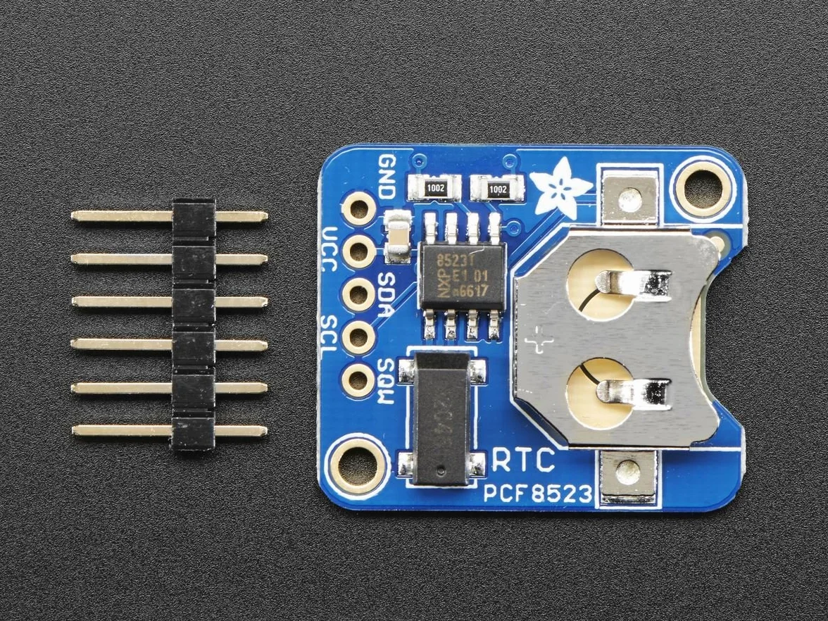 Adafruit PCF8523 zmontowana tablica rozdzielcza zegara czasu rzeczywistego [ADA3295]