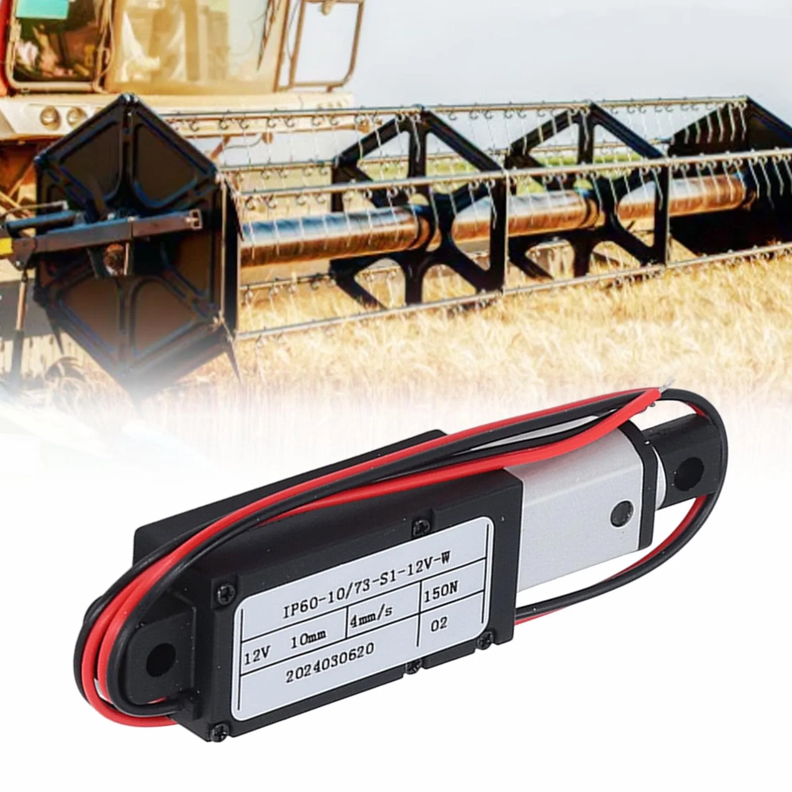 Elektryczny mikro-liniowy siłownik 12 V, 150 N 10 mm 4 mm/s Mini Linear Actuator with Multiple Protection, End Limit Switch for Medical/Industrial/Agricultural Machine