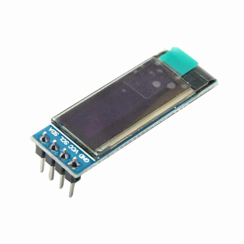 x2pcs 0.91 Inch Blue 128X32 OLED LCD LED Display Module