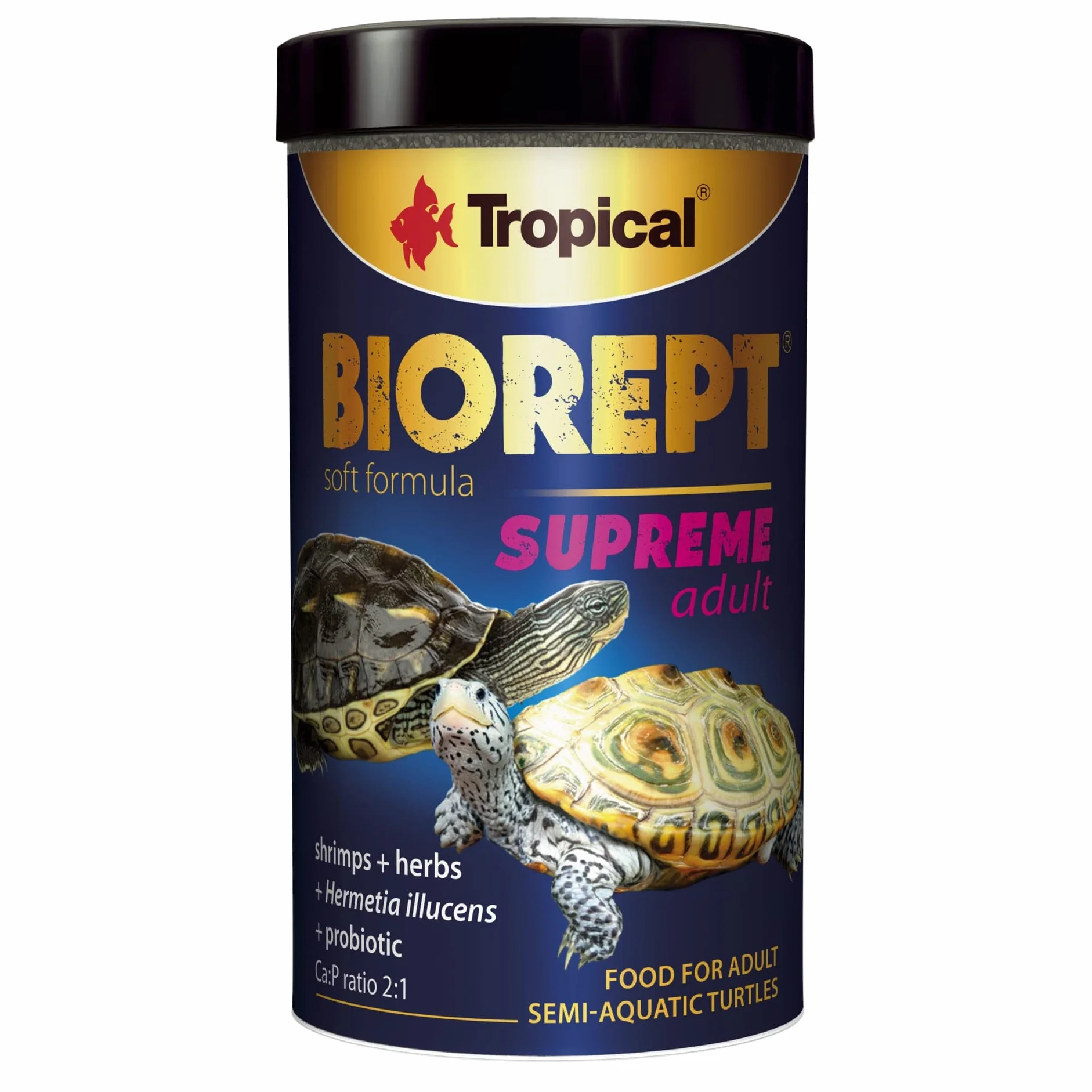 Tropical Pokarm z dodatkiem probiotyku dla dorosłych żółwi wodno-lądowych BIOREPT SUPREME ADULT 250ml / 70g