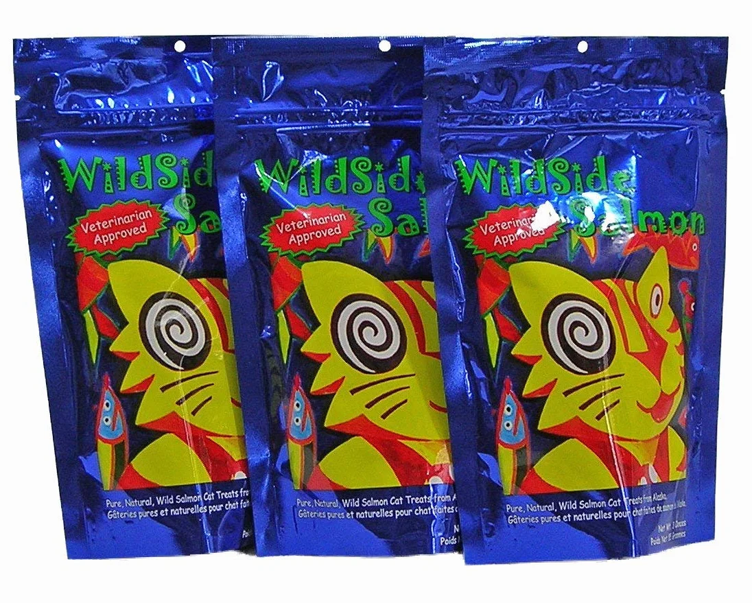 Wild Side łosoś - Liofilizowane przysmaki z łososia dla kotów, 85 g