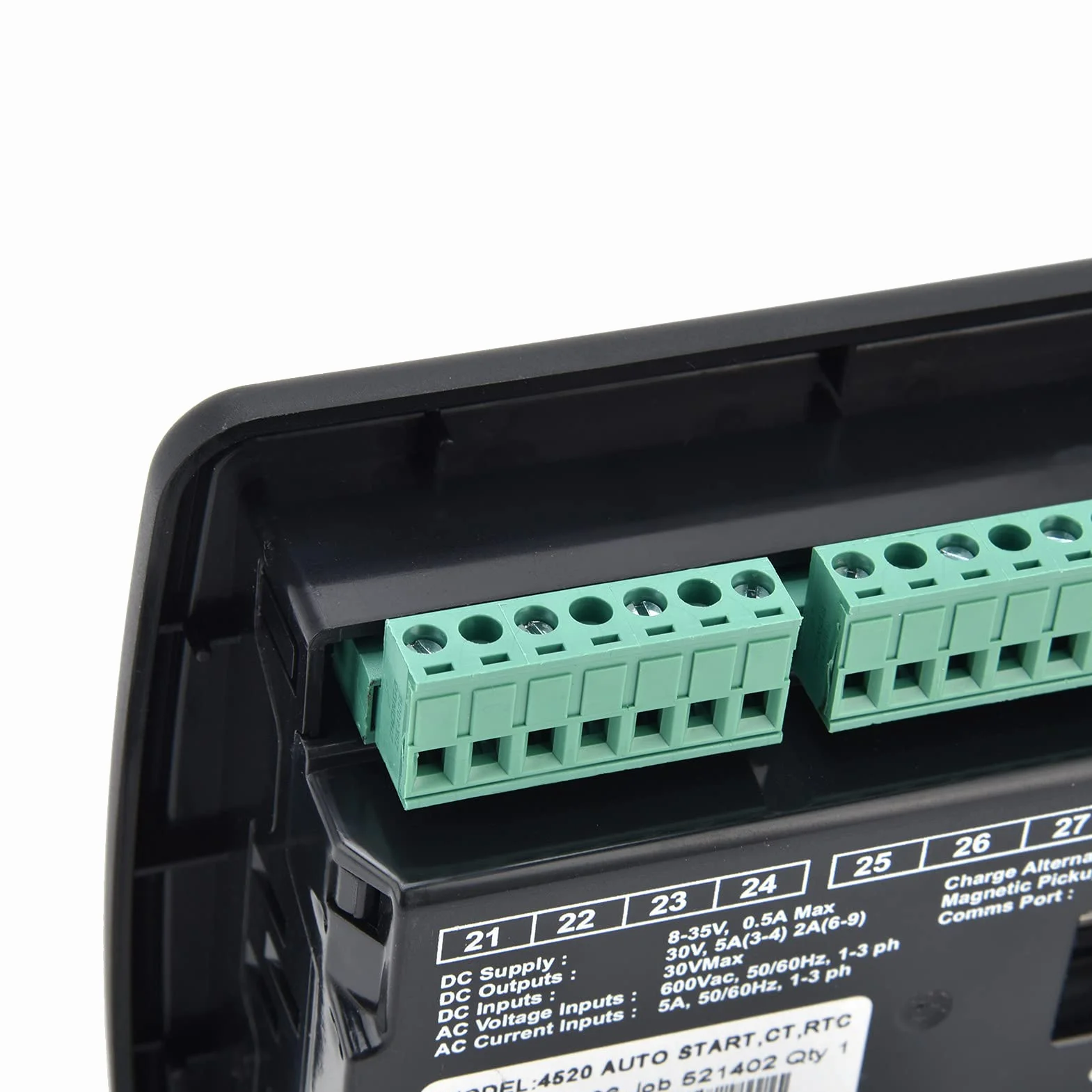 Akozon Kontroler Generatora DSE4520 z Wyświetlaczem LCD dla Diesla i Gensów Gazowych-wykrywanie Sieci 3-fazowej, Automatyczne Start i Monitorowanie Wielofunkcyjne