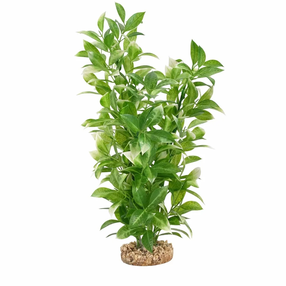 Fluval Aqualife biała końcówka roślina Ludwigia, plastikowa dekoracja do akwarium 35 cm