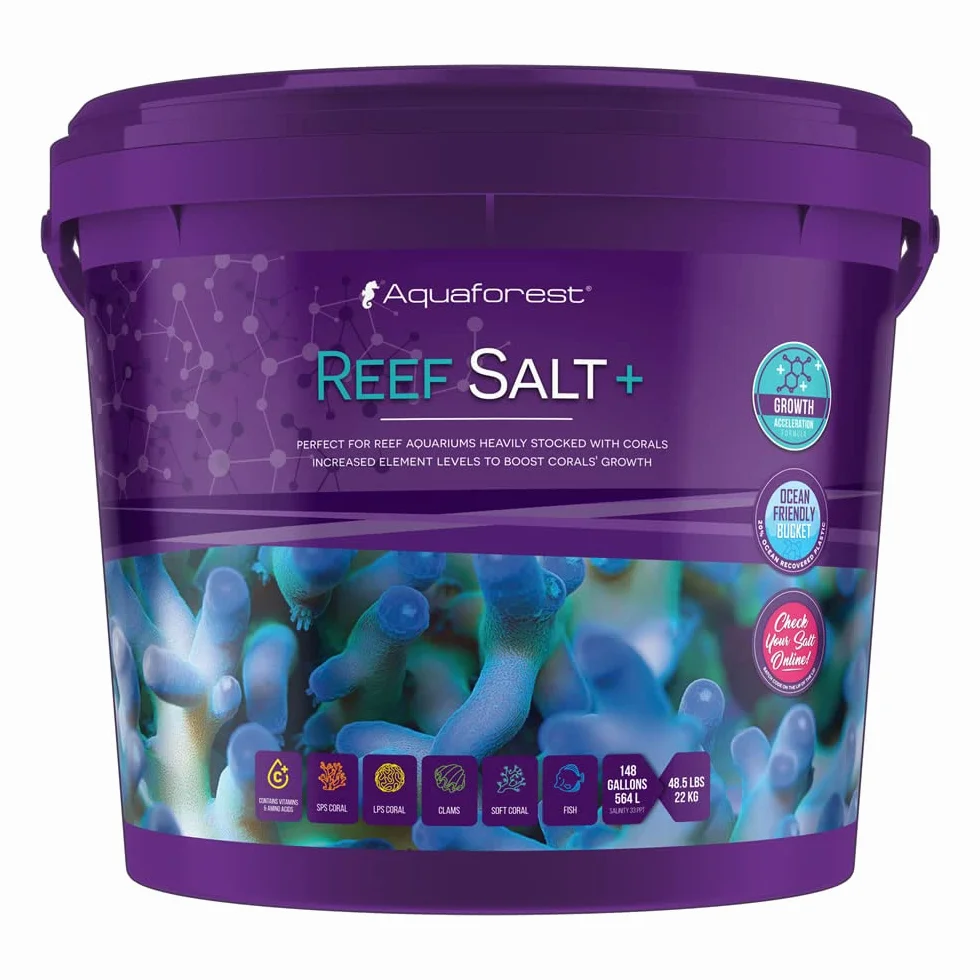 Aquaforest - Sól rafy + 22 kg - sól morska z probiotykami do akwariów rafowych