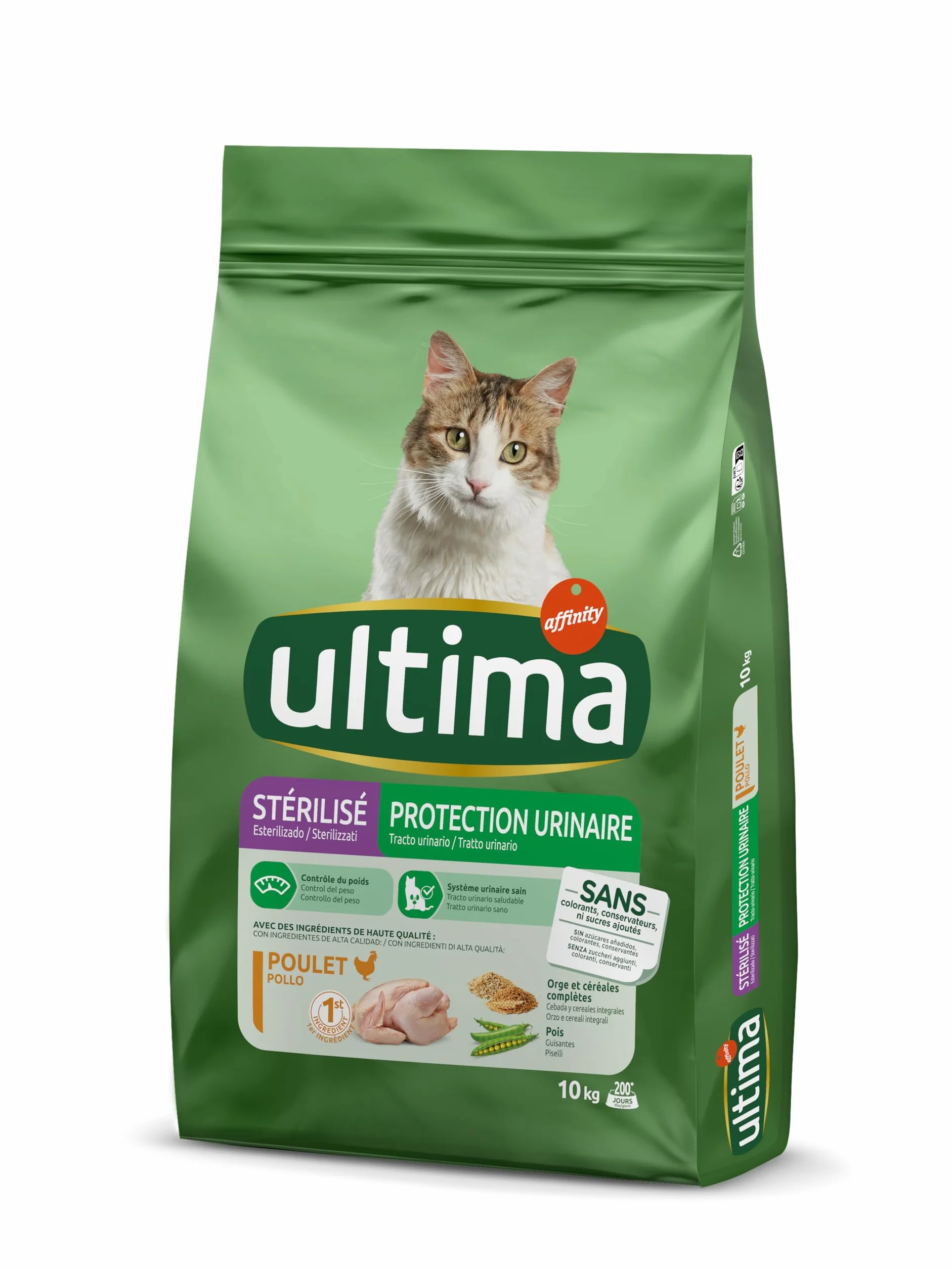 Ultima Sterylizowany układ moczowy - karma dla kotów sterylizowanych kurczakiem -10 kg