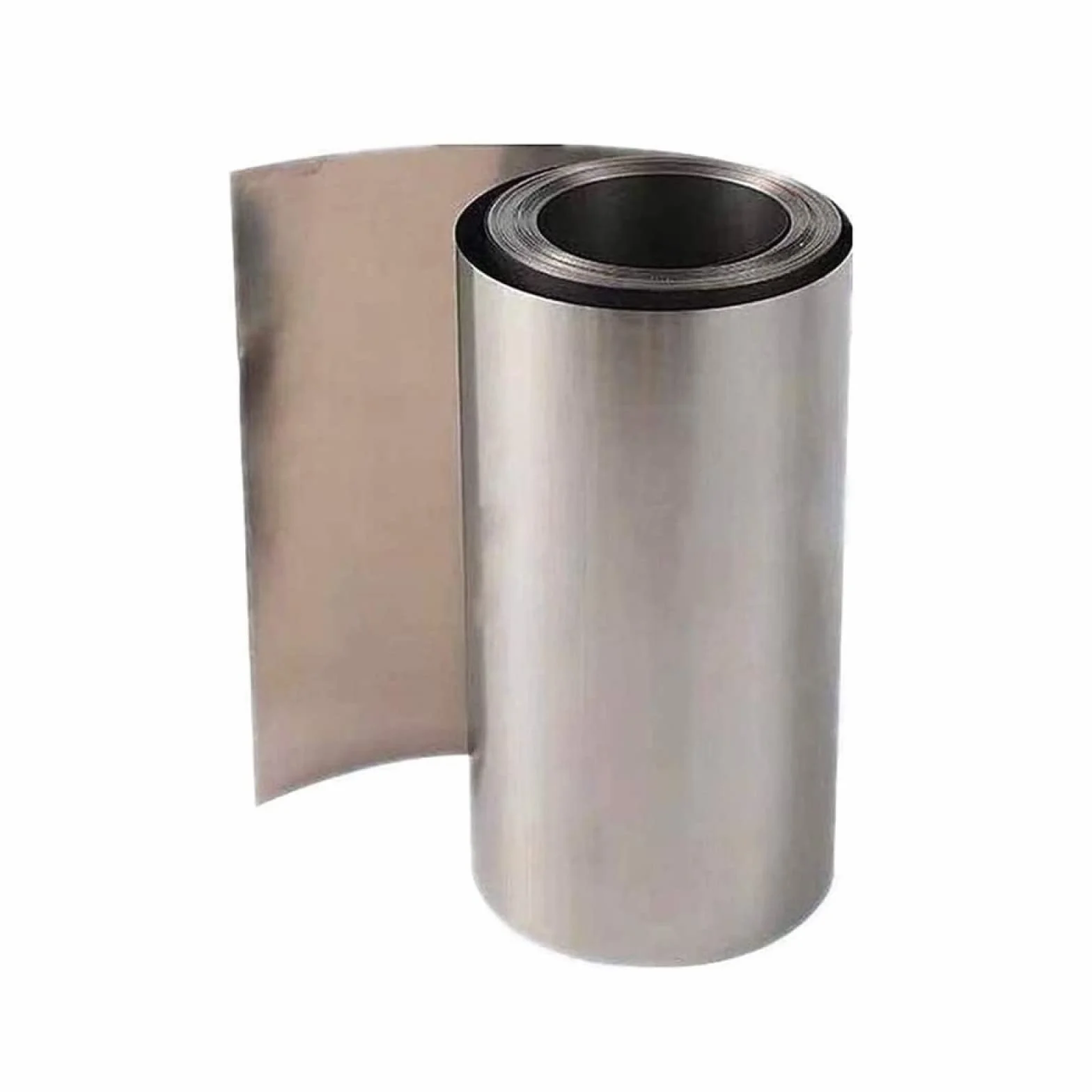 Czysta szpula aluminiowa, listwa aluminiowa do zastosowań mechanicznych w halach i budownictwie, długość 1000 mm, grubość 0,5 mm, szerokość 100 mm