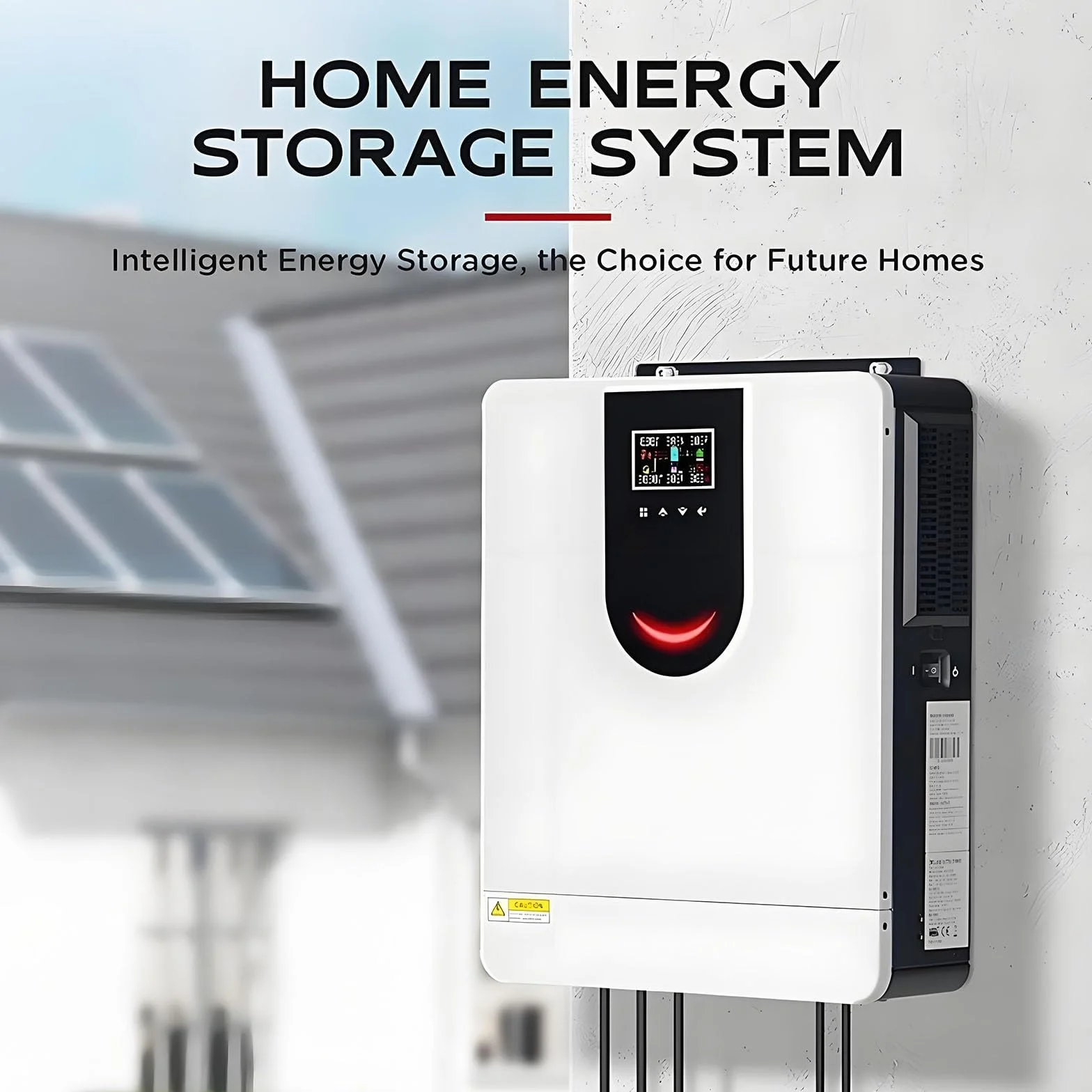 Hybrydowy falownik solarny 1,0-10,2 kW DC12/24/48V AC220V 50Hz czysta fala sinusoidalna MPPT