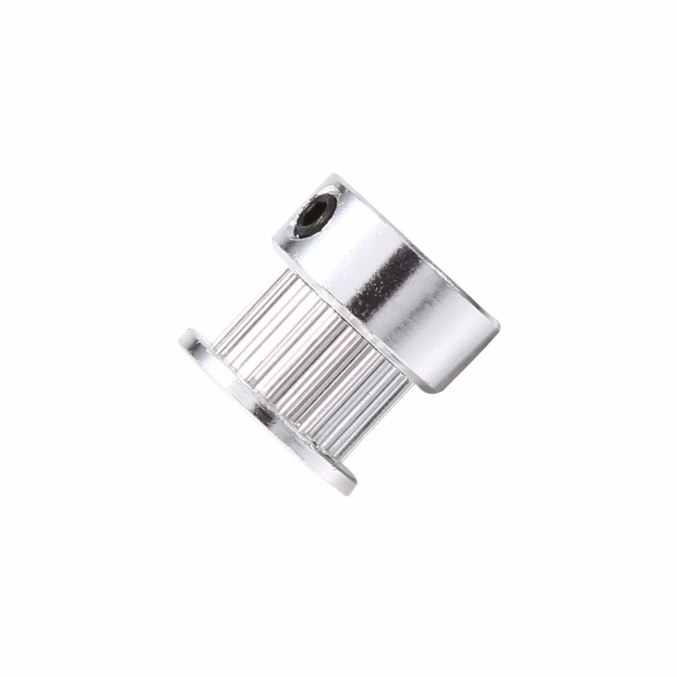 2 szt. aluminiowe koła zębate pasa rozrządu 20 ząbków kołnierz synchroniczne koło 8 mm otwór do drukarki 3D