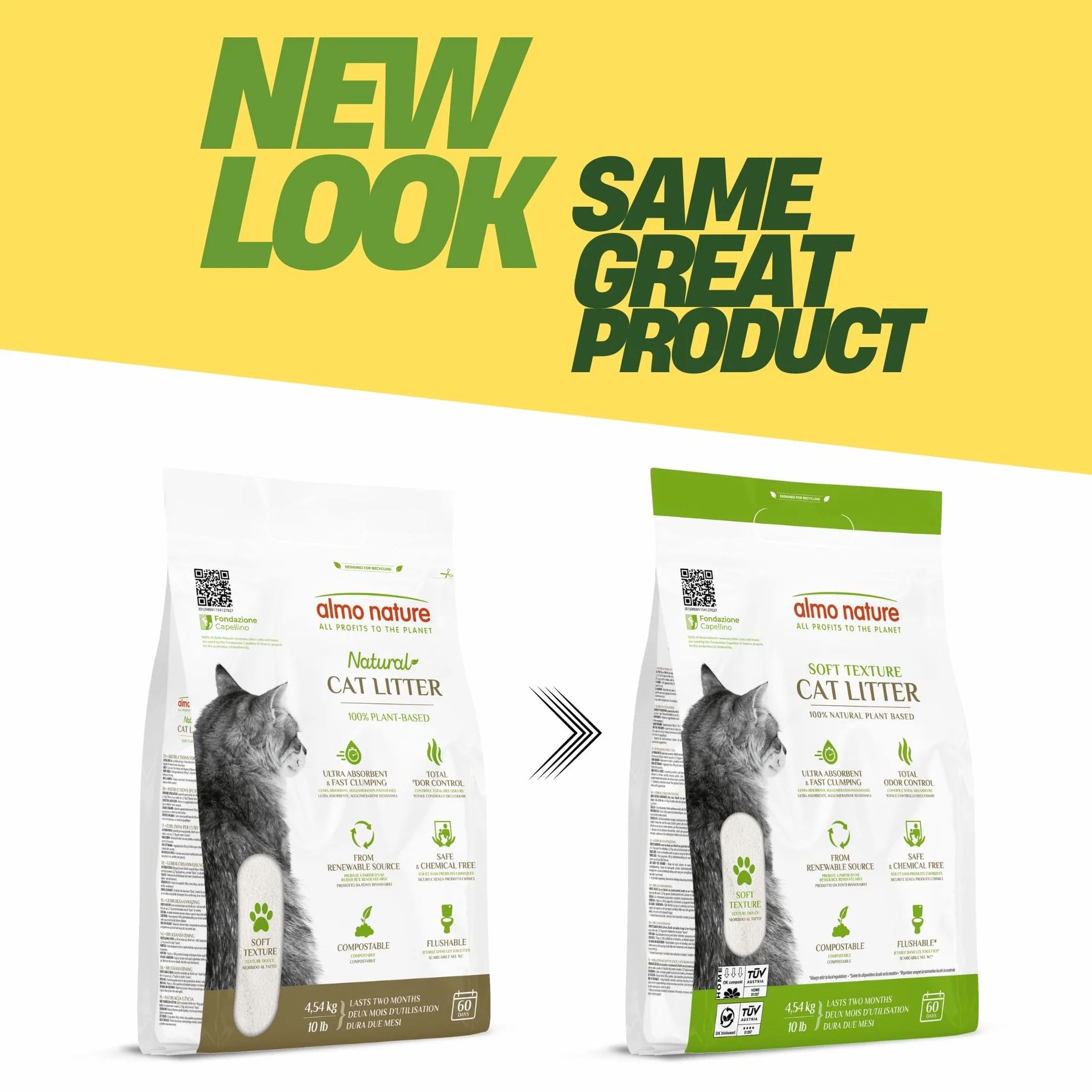 Almo Nature Natural Żwirek dla Kota, 4.54 kg