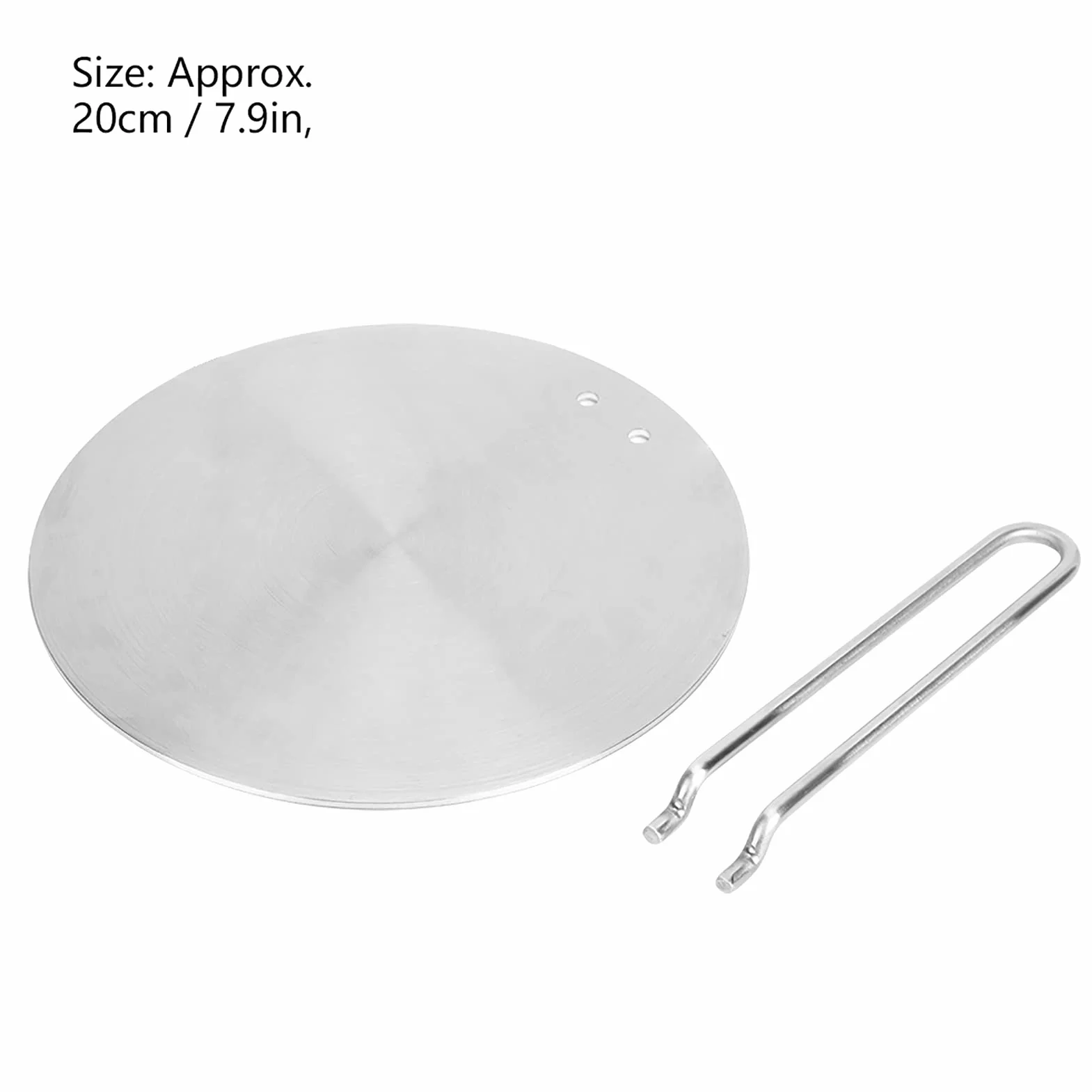 Płyta dyfuzora ciepła, dyfuzor ciepła ze stali nierdzewnej, adapter płyty indukcyjnej, konwerter, gazowa, kuchenka elektryczna, płyta indukcyjna, dyfuzor ciepła, 2 #22 cm