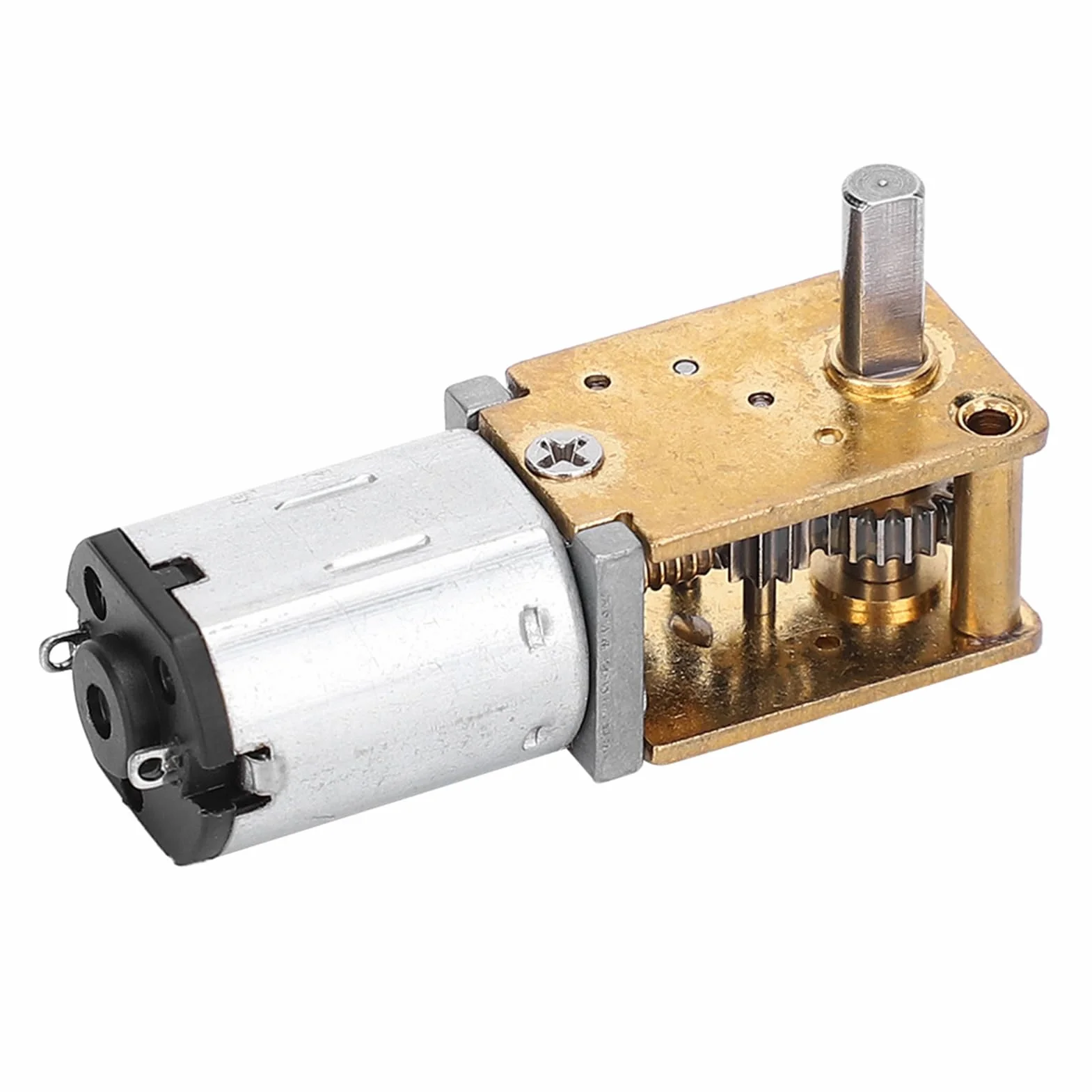 Silnik przekładniowy 1218GE-N20, miniaturowa przekładnia ślimakowa, metalowy reduktor, DC 6V 70 RPM