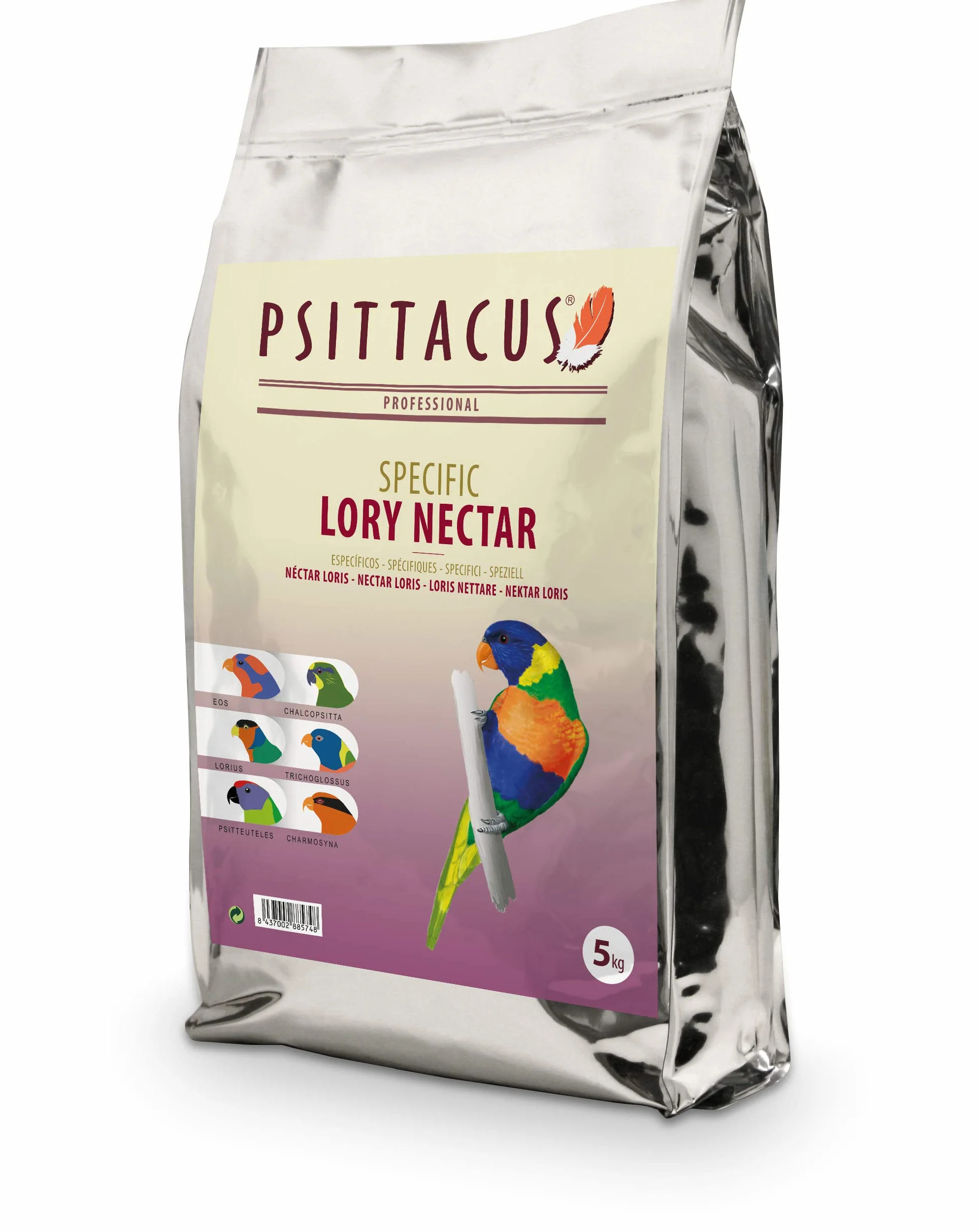 PSITTACUS - Jedzenie uzupełniające dla Loris PSITTACUS NECTAR Loris 5 kg