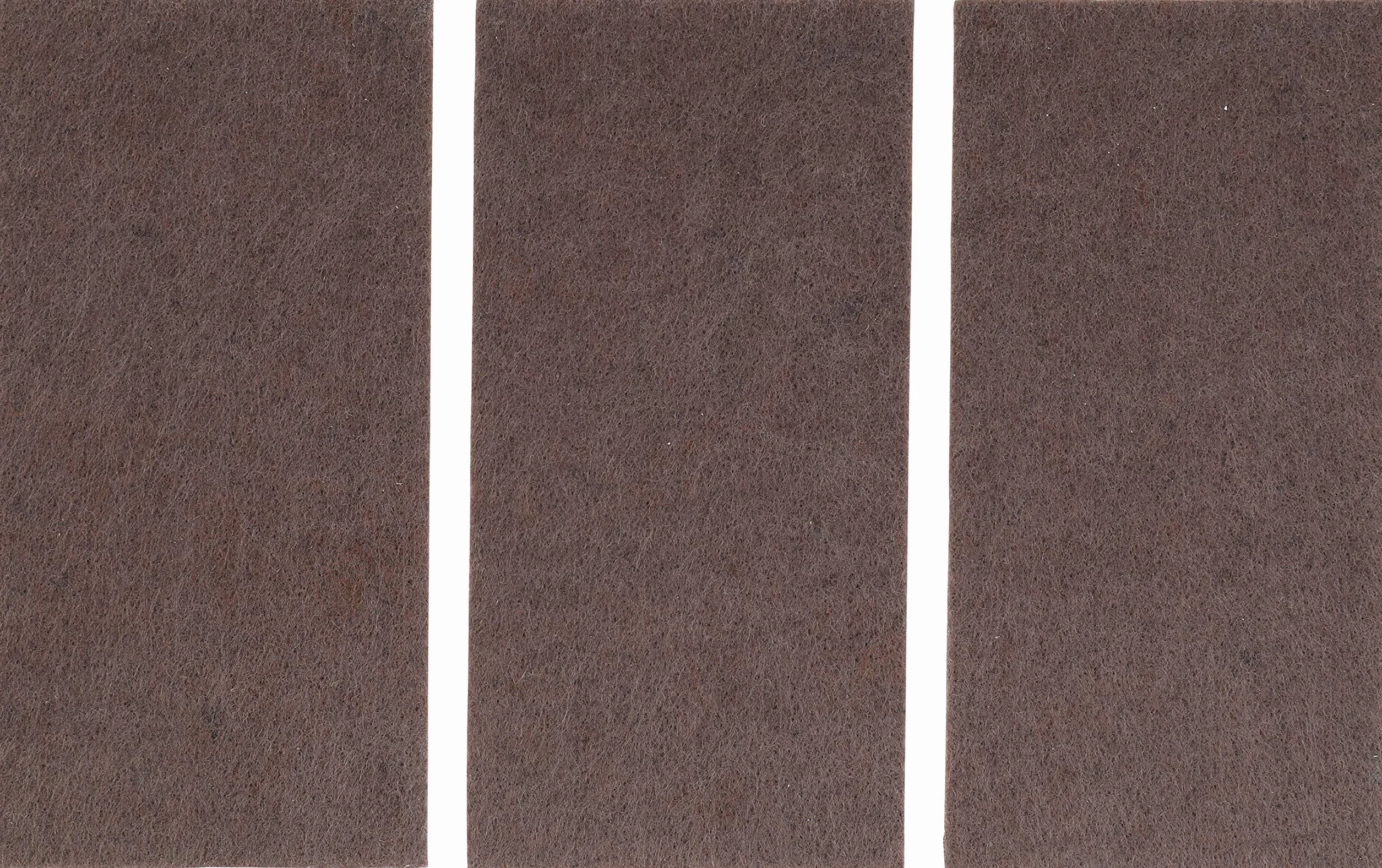 BGS Ślizgacze filcowe 100 x 200 mm 3 szt. brązowe