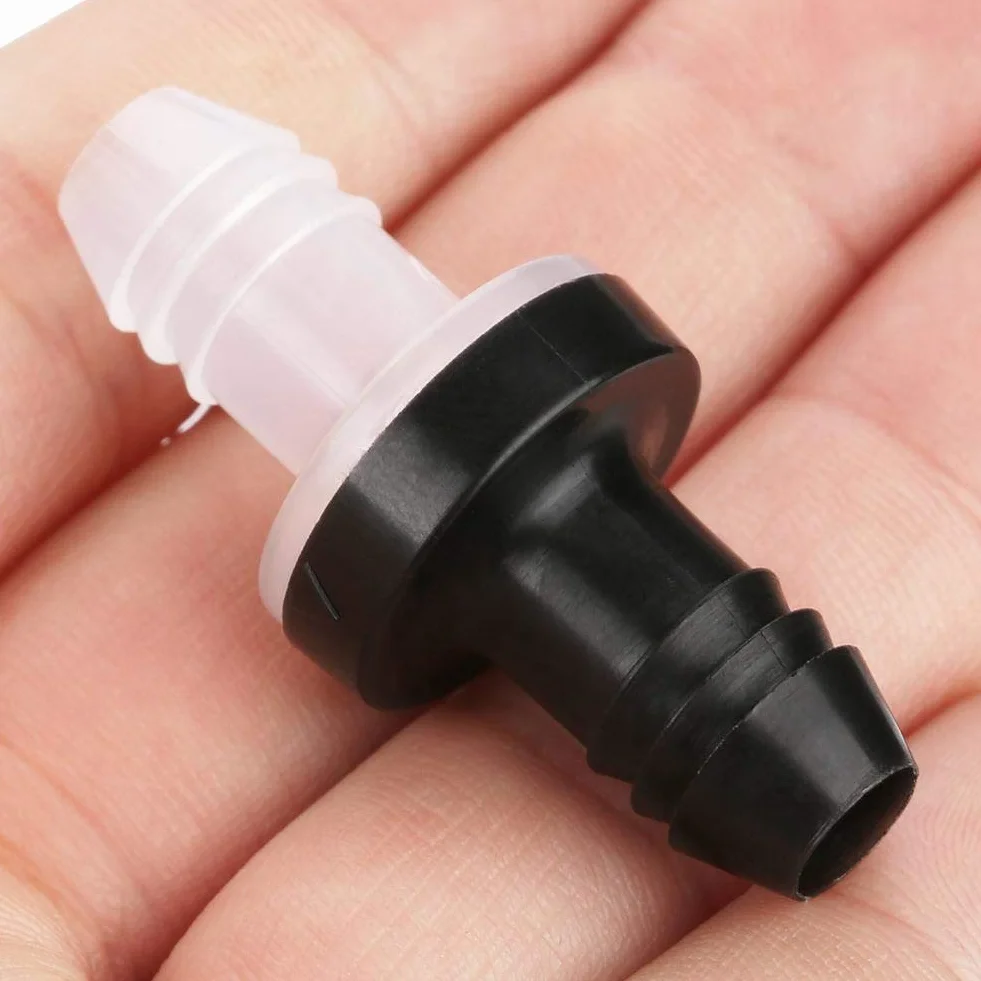 Zawór zwrotny membranowy 3/8" 10 mm PP silikon do żrących chemikaliów