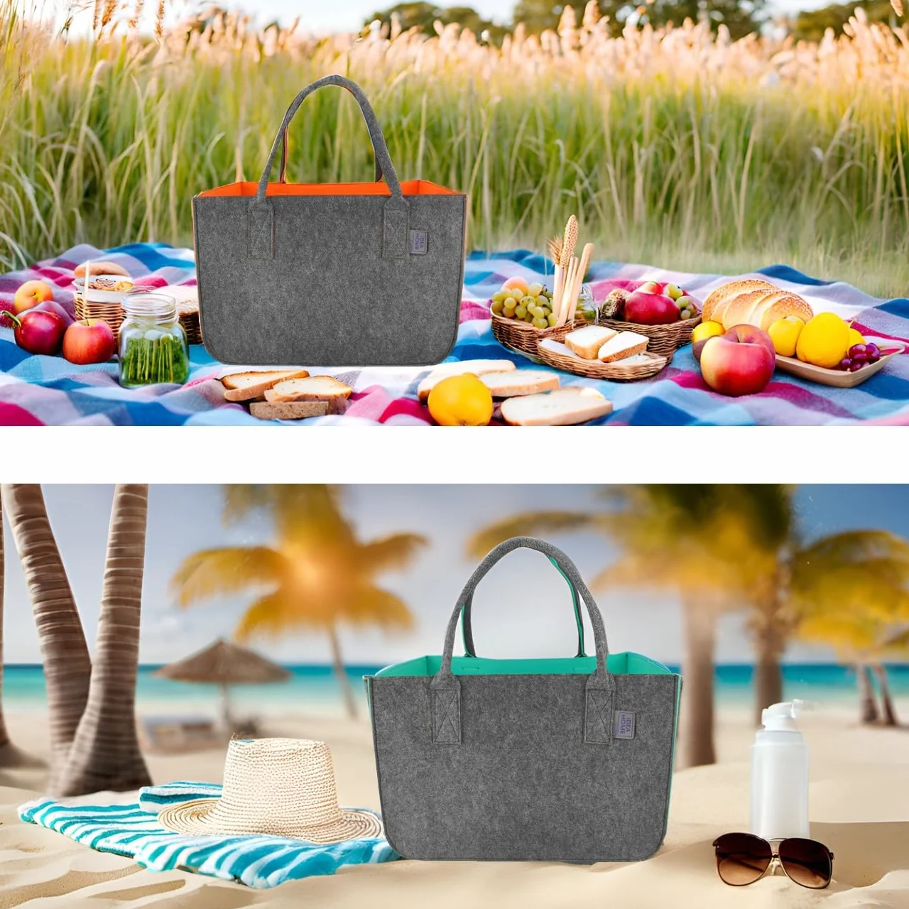 IDEA HOME Torba filcowa Shopper