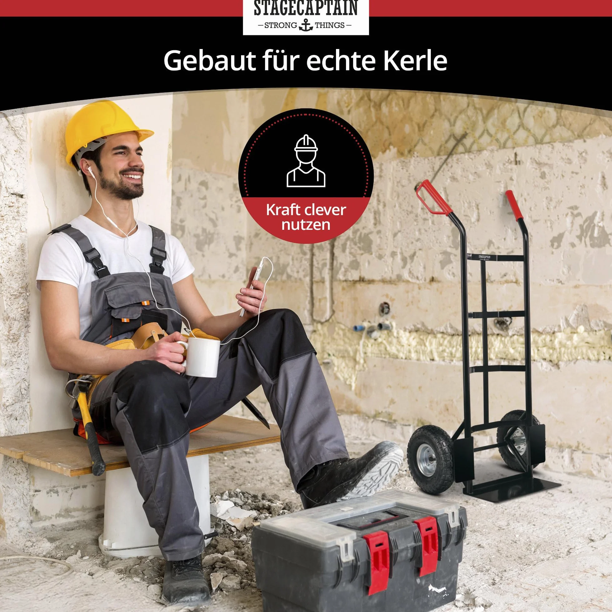 Wózek widłowy Stagecaptain Carryboy, maks. 200 kg