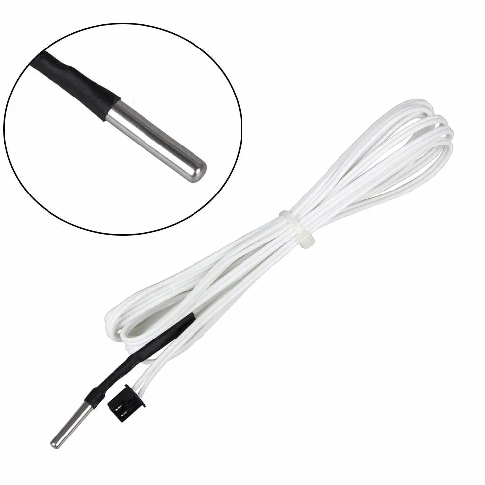 DollaTek HT-NTC100K czujnik temperatury 350℃ 2m do drukarki 3D
