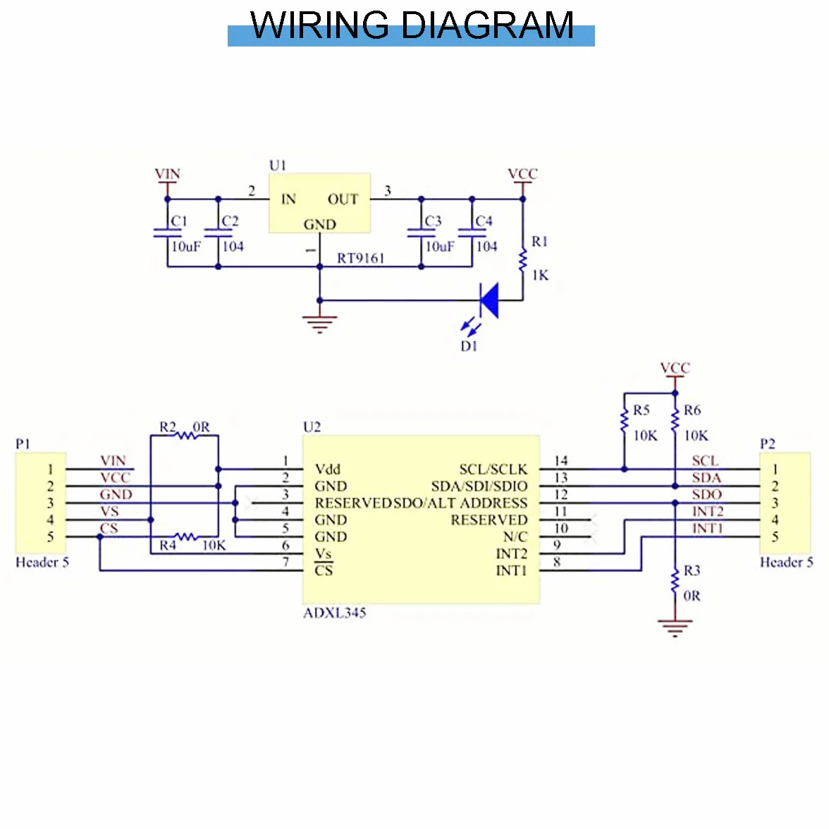 2 szt. GY-291 ADXL345 IIC/SPI cyfrowy 3-osiowy przyspieszenie grawitacyjnego modułu pochylania z głowicą pinheader kabel DuPont do Arduino