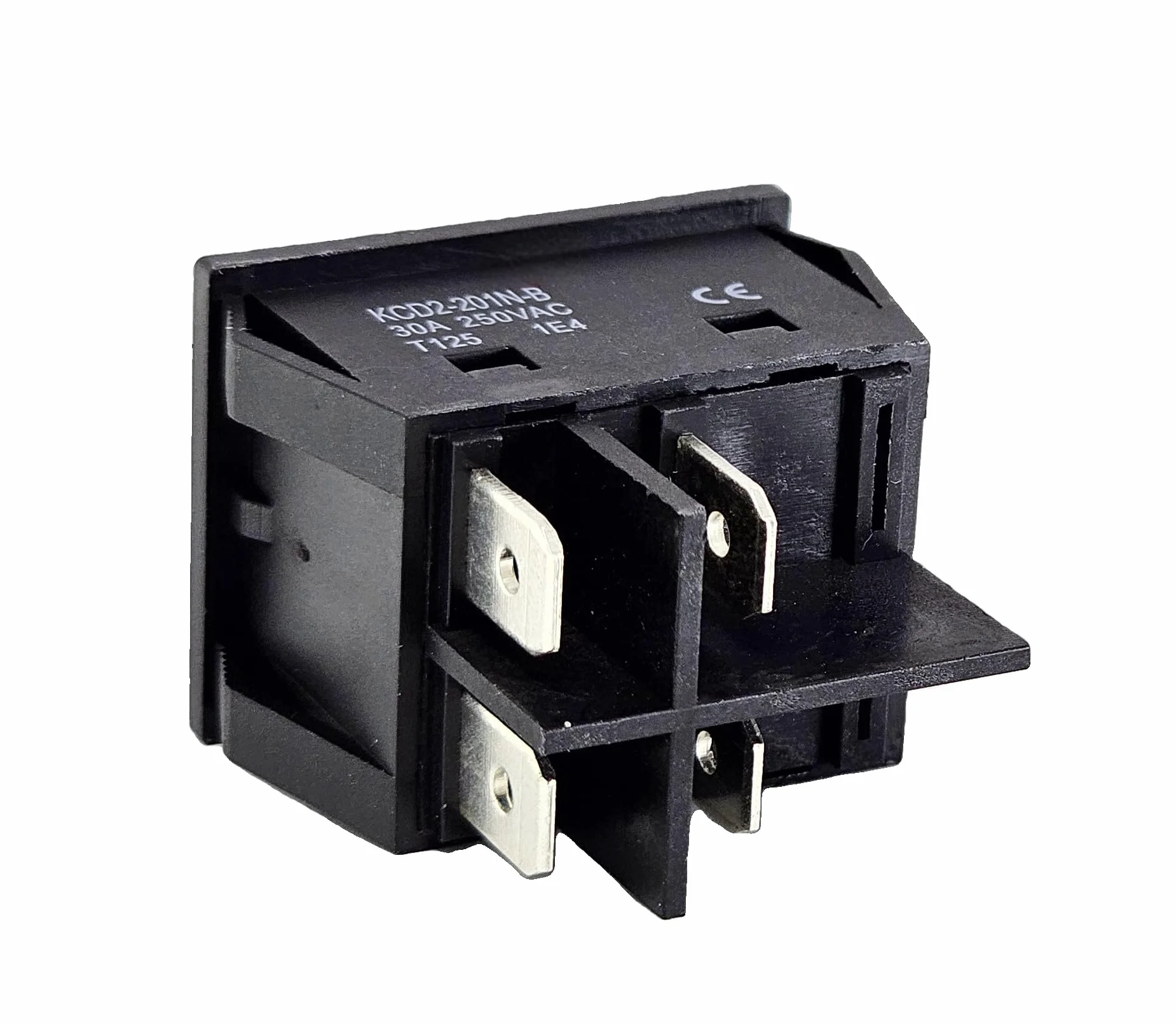 Przełącznik kołyskowy czerwony wodoszczelny 30 A 250V 4 piny 30x22 mm podświetlany