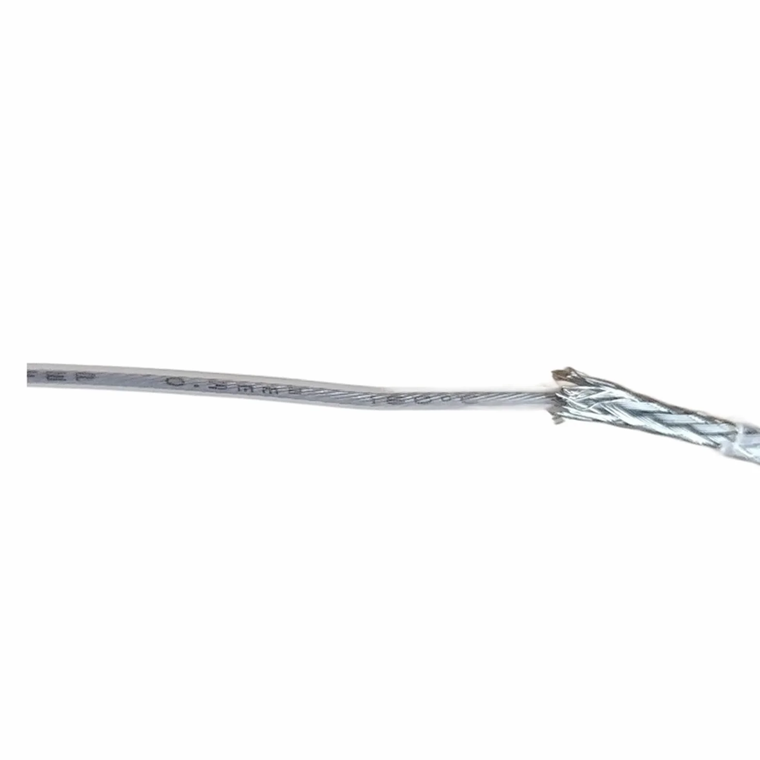 Elastyczny kabel do oświetlenia wiszącego, cynowany kabel miedziany pleciony, 0,3 mm, 30 m