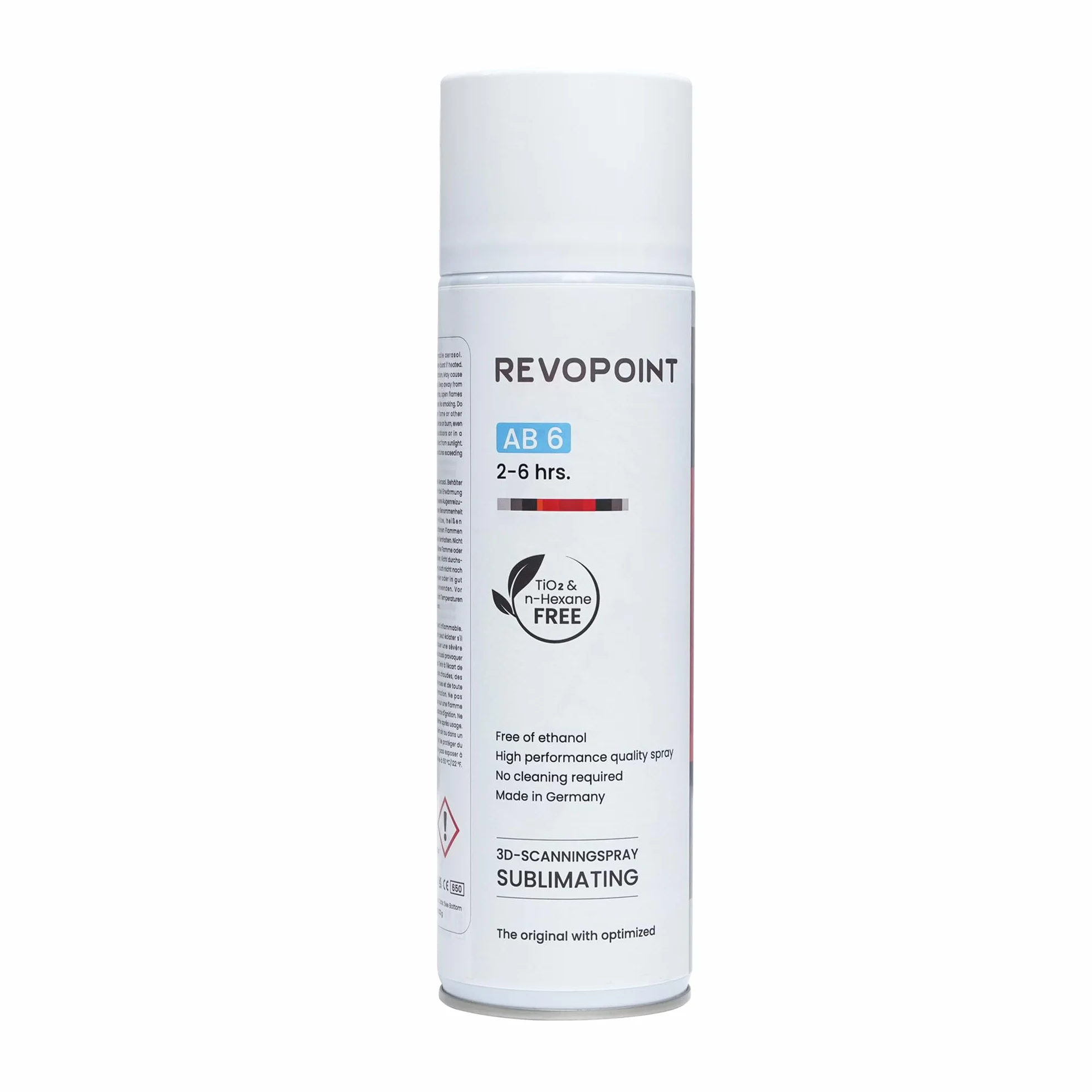 Revopoint AB6 3D scanning spray for reflective, transparent, textured surfaces
