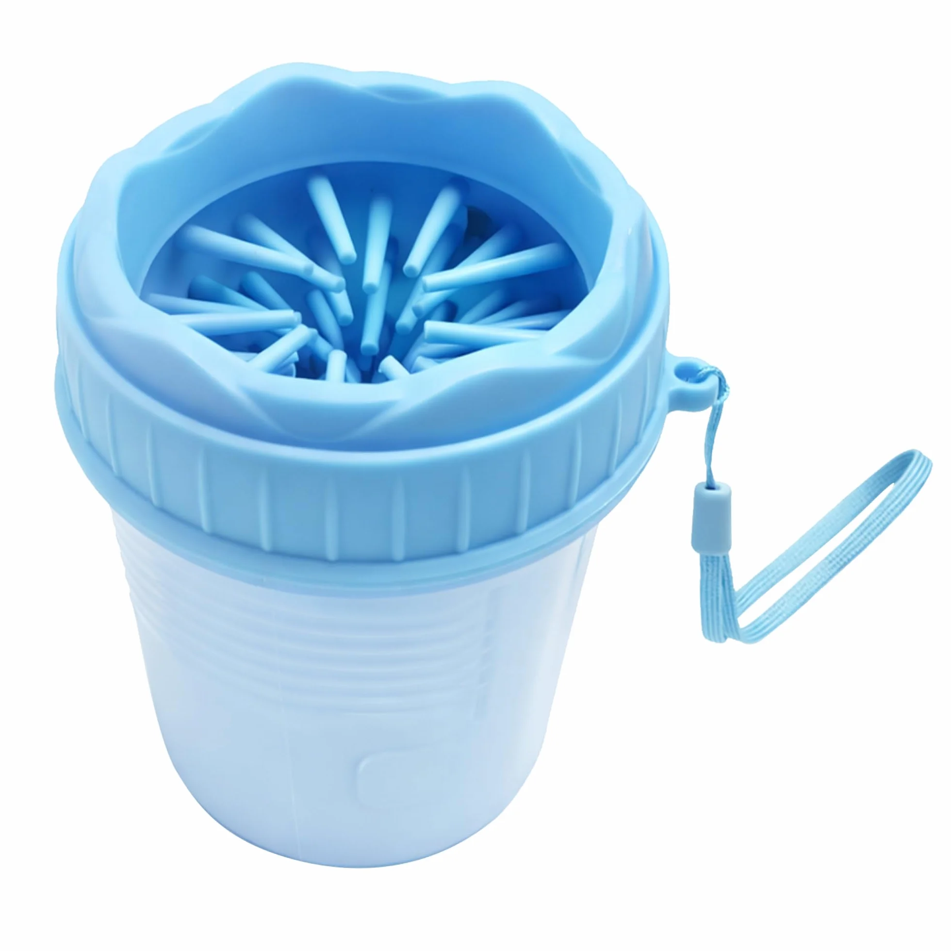 Fancy Pets Czyścik do Łap Psa, Myjka do Łap dla Psa z Silikonowymi Szczotkami, Kubek do Mycia Łap Psa dla Małych Psów i Szczeniaków, Dog Paw Cleaner