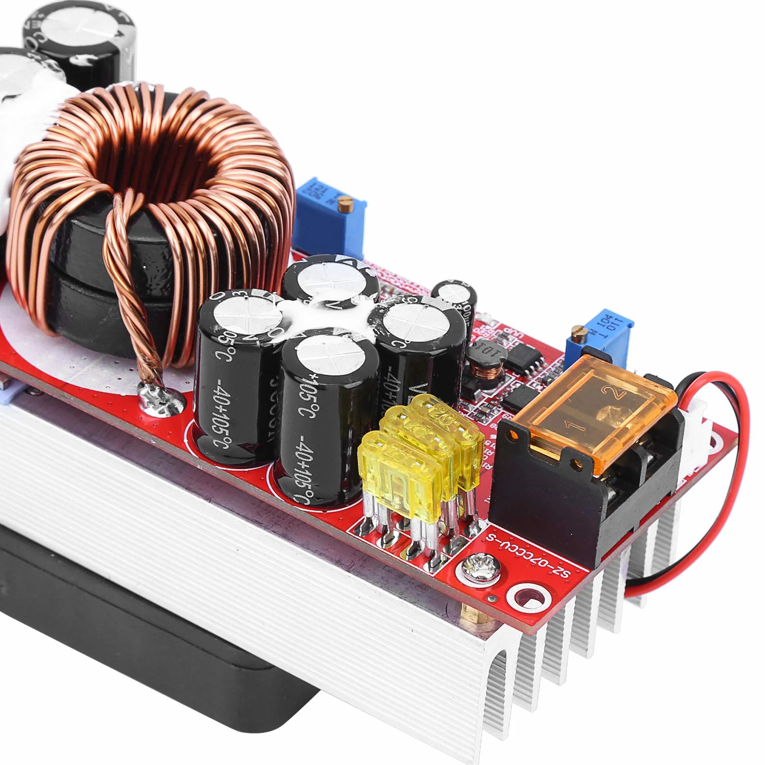 Konwerter DC Boost 1800W 40A Step Up 10-60V do 12-97V 1500W 30A Przetwornica Podwyższająca Napięcie Moduł Zasilający