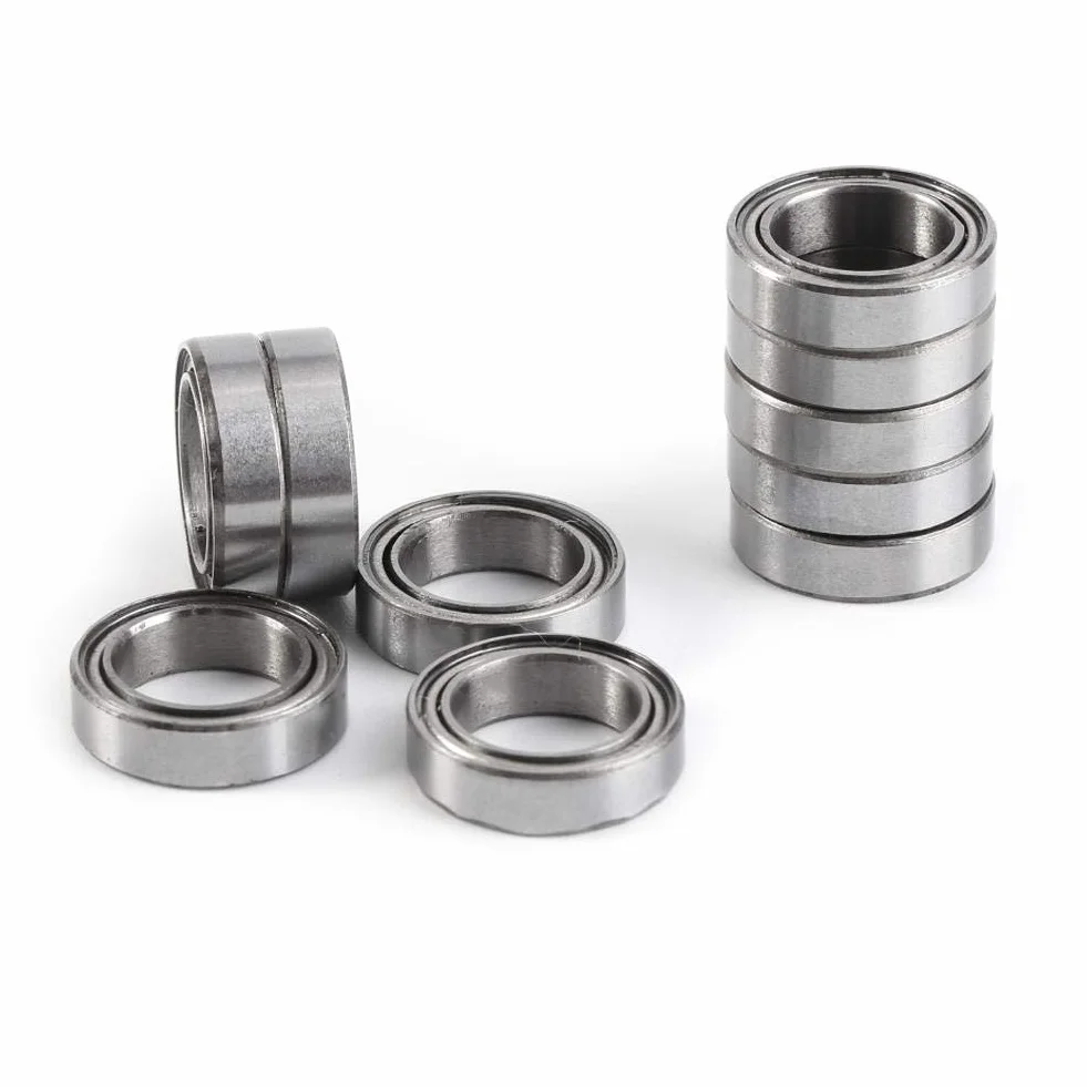 Łożyska kulkowe, 10 sztuk 6700ZZ podwójnie ekranowane łożyska kulkowe o cienkiej ścianie, miniaturowe łożysko kulkowe 10 x 15 x 4 mm cienkościenne łożyska kulkowe