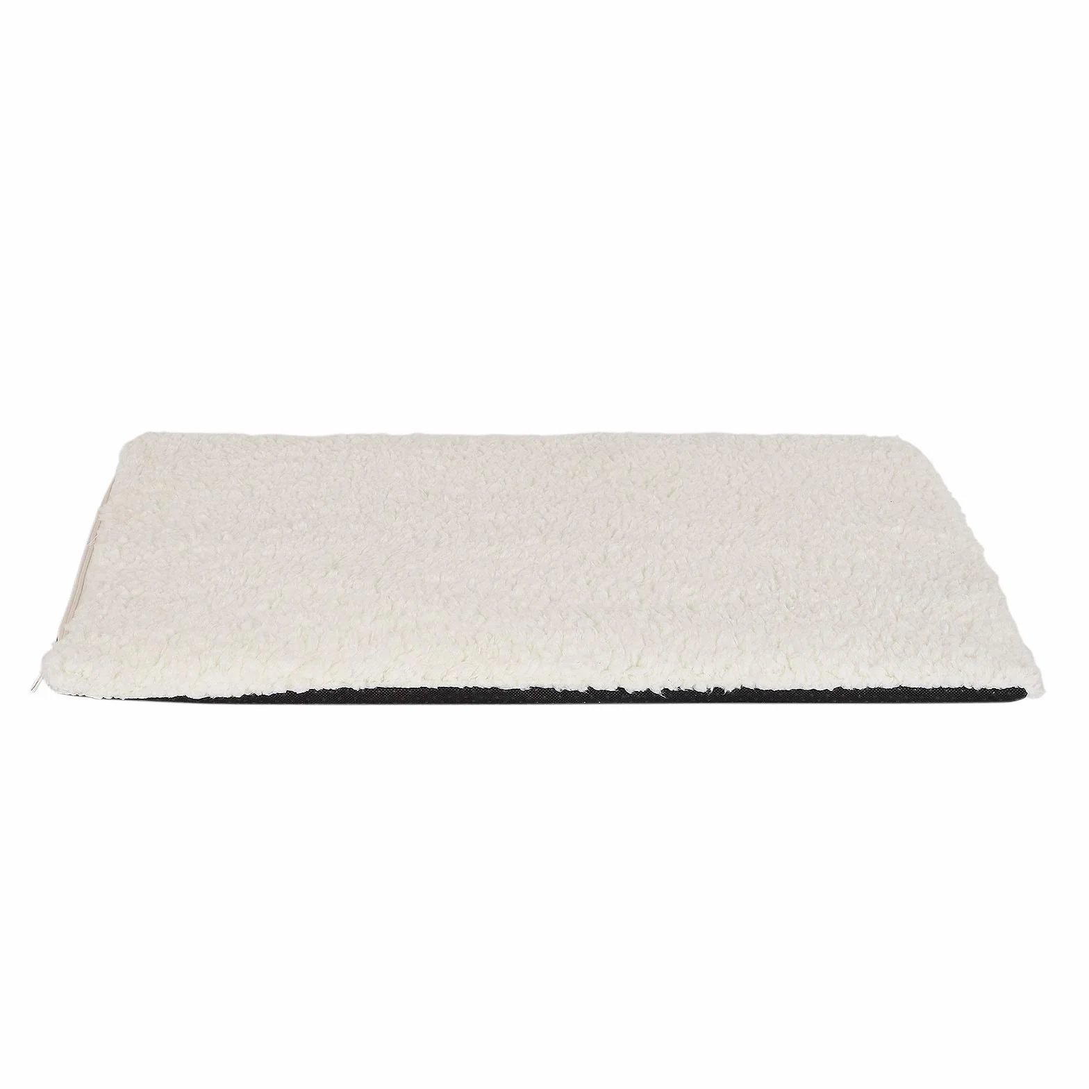 lionto Koc grzewczy dla psów i kotów, przytulne ciepło bez prądu, mata 60x45 cm z zdejmowanym pokrowcem, można prać w 30 °C, efekt termiczny dzięki miękkiemu polarowi, izolujący, biały