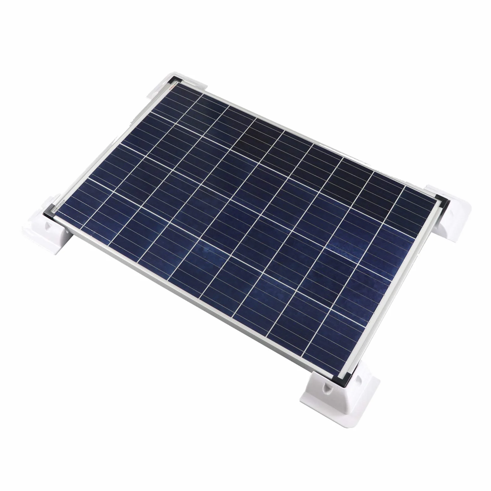 Enjoysolar® Spoiler do mocowania paneli słonecznych ABS do przyczep kempingowych, kamperów i łodzi (zestaw 4 profili narożnych 160 mm x 160 mm)