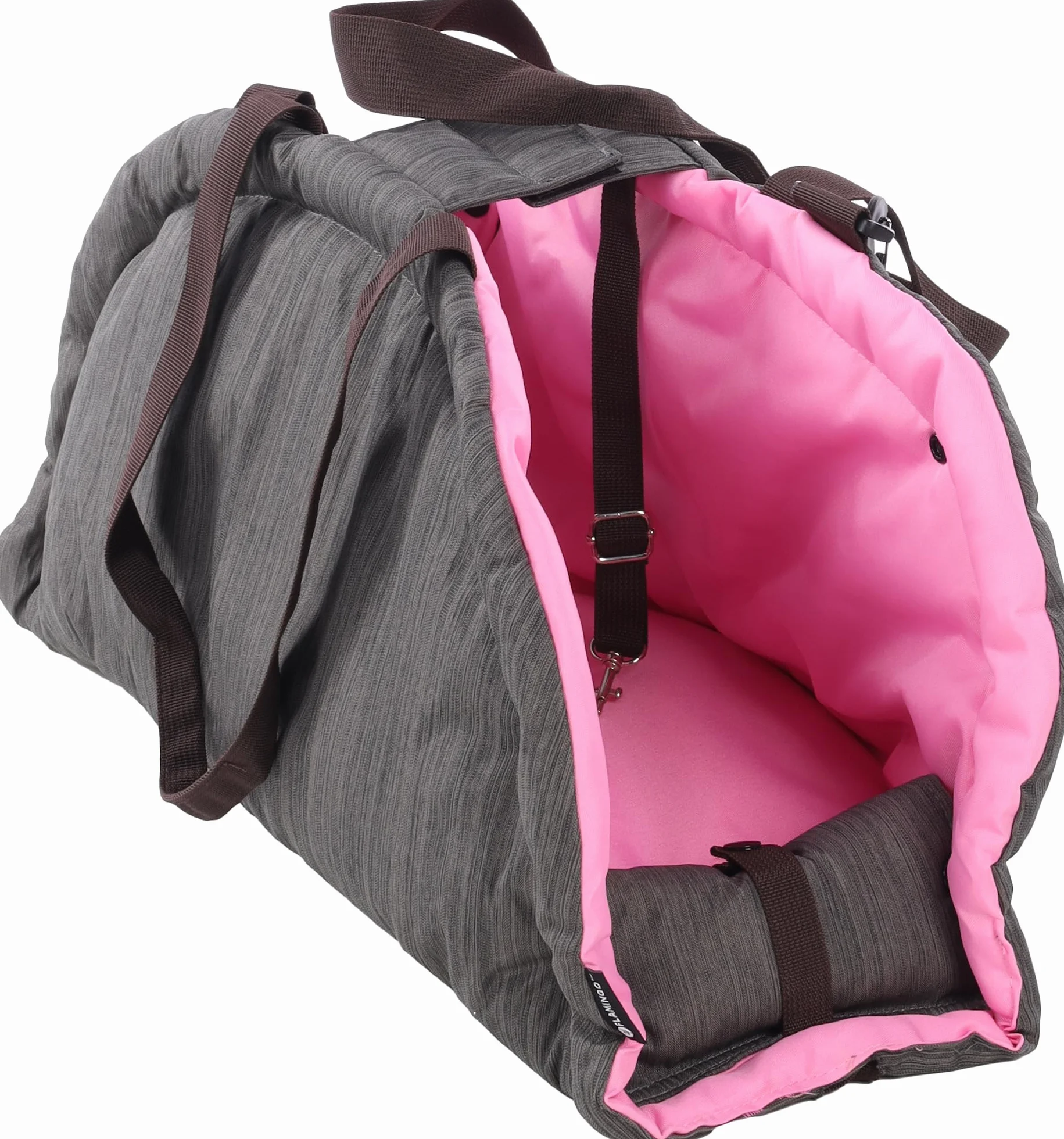 Torba transportowa Puppy Xenos 2 w 1 Szarobrązowa 62x26x28CM