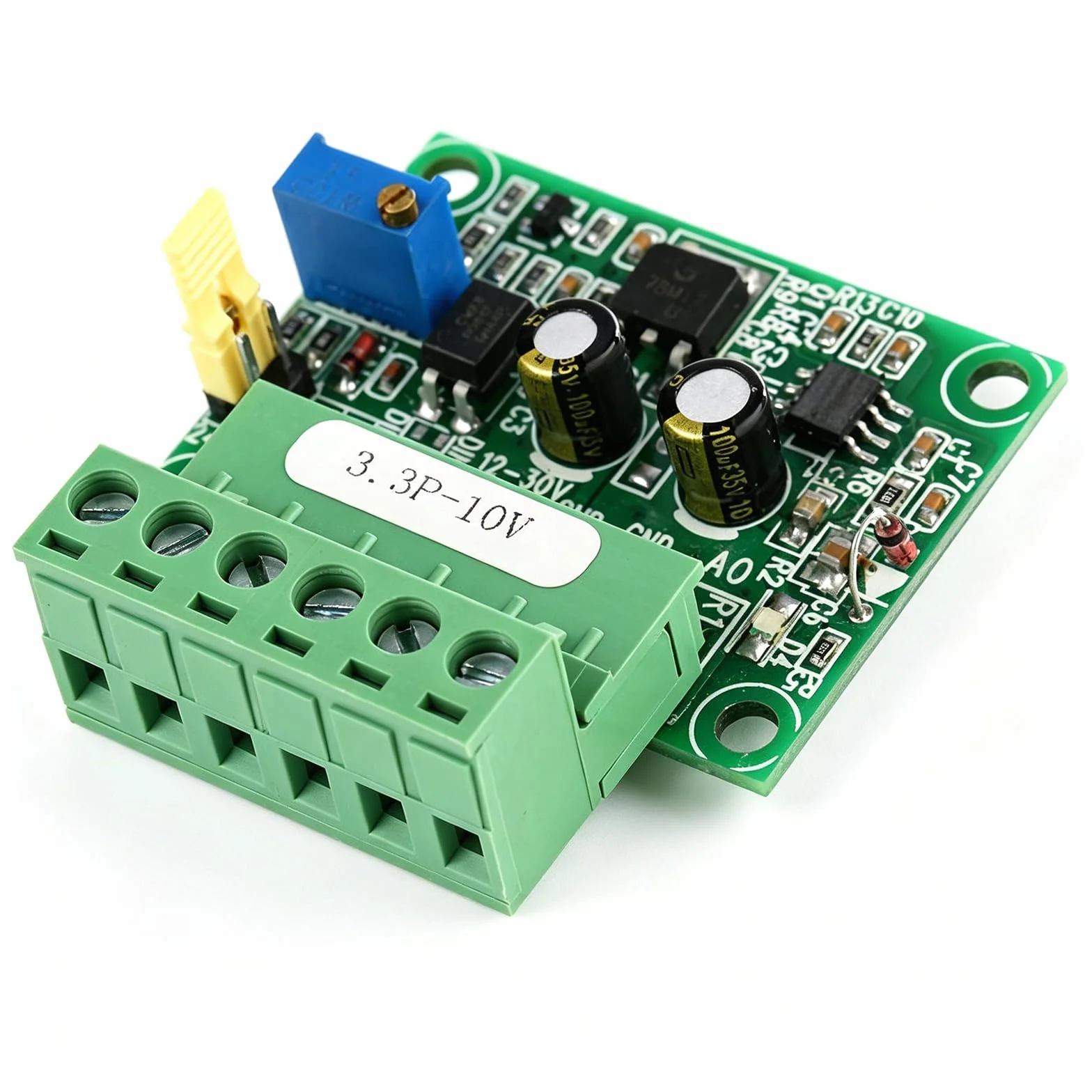 Konwerter Sygnału PWM na Napięcie 0-10V, Moduł PLC D/A, 0-100% 1-3kHz, Do Regulacji Prędkości Silnika
