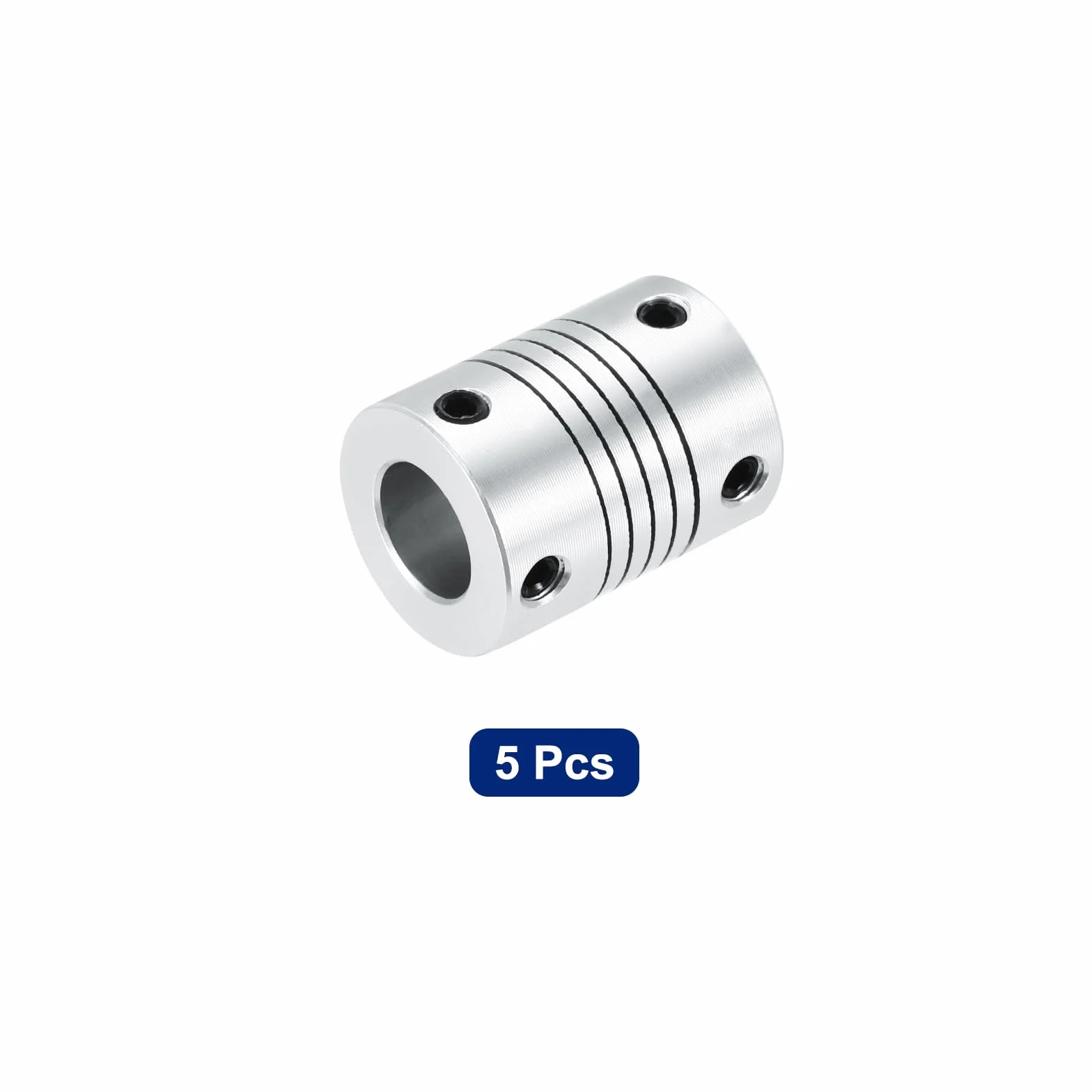 QUARKZMAN Sprzęgło wału 10x10mm L25 D19 elastyczne do drukarki 3D CNC silnik krokowy
