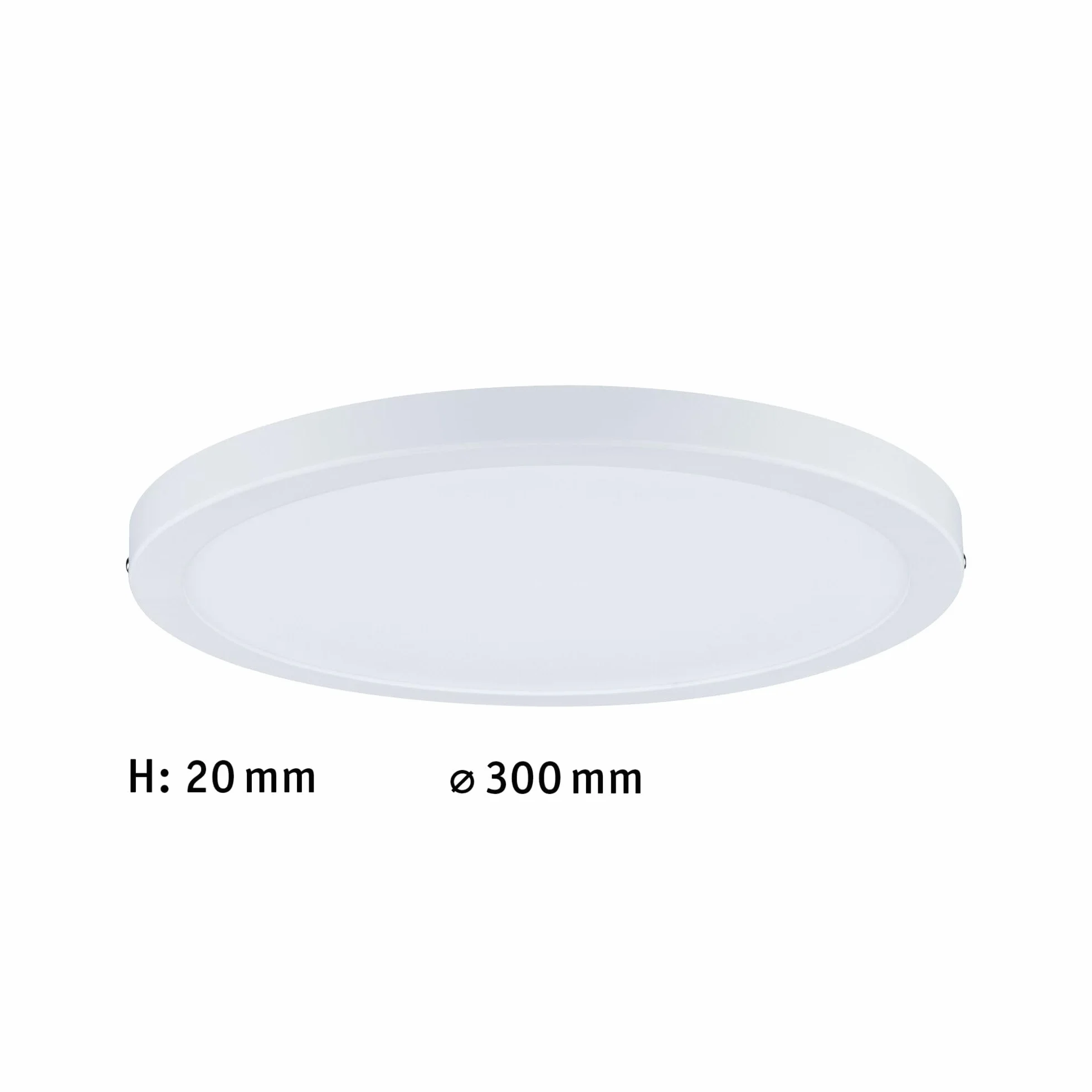 Paulmann 70869 Panel do mont.pow. LED Atria okr. opr.sufit. 22W św. 2700 K ciepłobiałe panel LED biały mat.ściem.do montażu na ścianie albo suficie