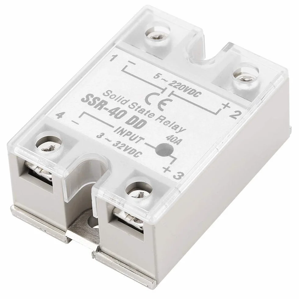 KSTE SSR-40 DD 40A 5-220VDC Przekaźnik półprzewodnikowy do automatyzacji procesów przemysłowych