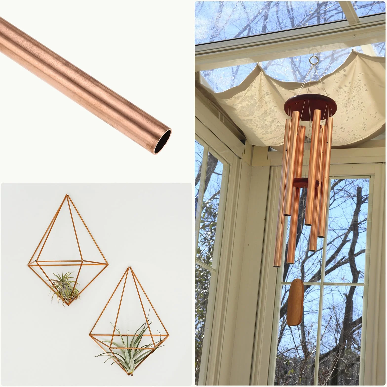 METALLIXITY Rura miedziana (16 mm ADx1 mm ściana gł. x 200 mm dł.), proste węże – do domu, urządzeń, maszyn, samodzielnego montażu, rzemiosła artystycznego