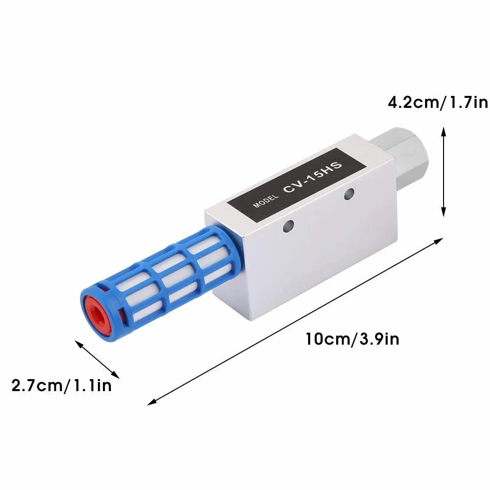 Wyrzutnik próżniowy Akozon E CV-15HS Generator podciśnienia powietrza pneumatyczny EJECTOR z tłumikiem