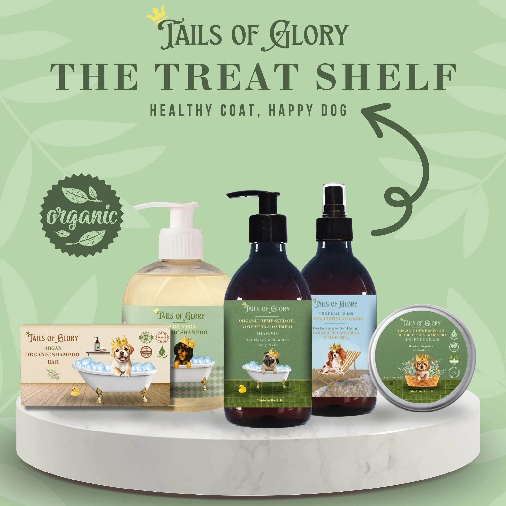 100% naturalne perfumy dla psów – Tropical Bliss spray zapachowy z olejem kokosowym dla psa – uspokajające, wegańskie – rumianek, nagietek, aloes – dezodorujący – wyprodukowano w