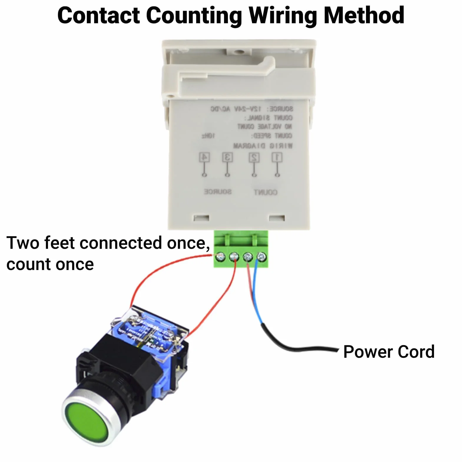 Multitester Elektryczny 6-cyfrowy AC/DC 12V