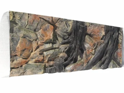 ABG100 tylna ścianka do akwarium i terrarium, korzeń 3D, 120 x 60 cm Robizoo