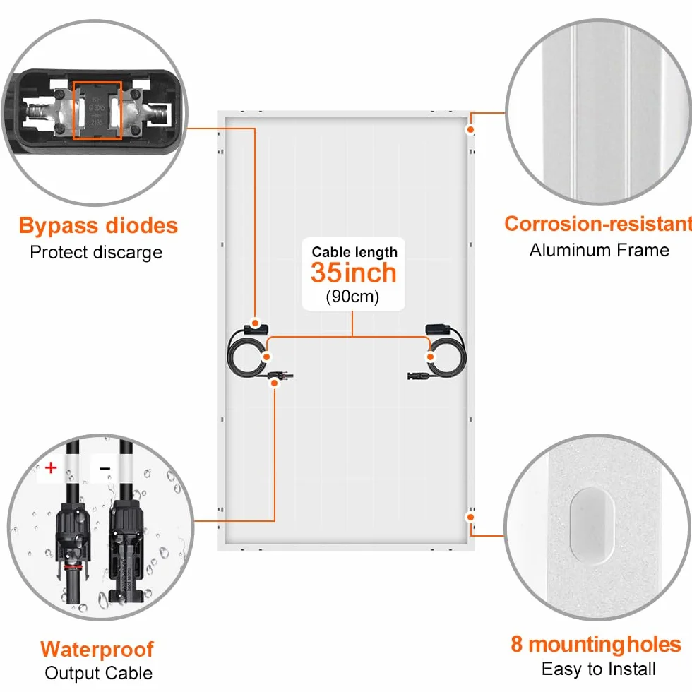 DOKIO Panel słoneczny 200 W 18 V monokrystaliczny moduł solarny do kampera
