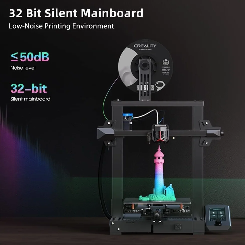 Creality Drukarka 3D Ender-3 V2 Neo, CR Touch, wytłaczarka metalowa, magnetyczna płyta PC